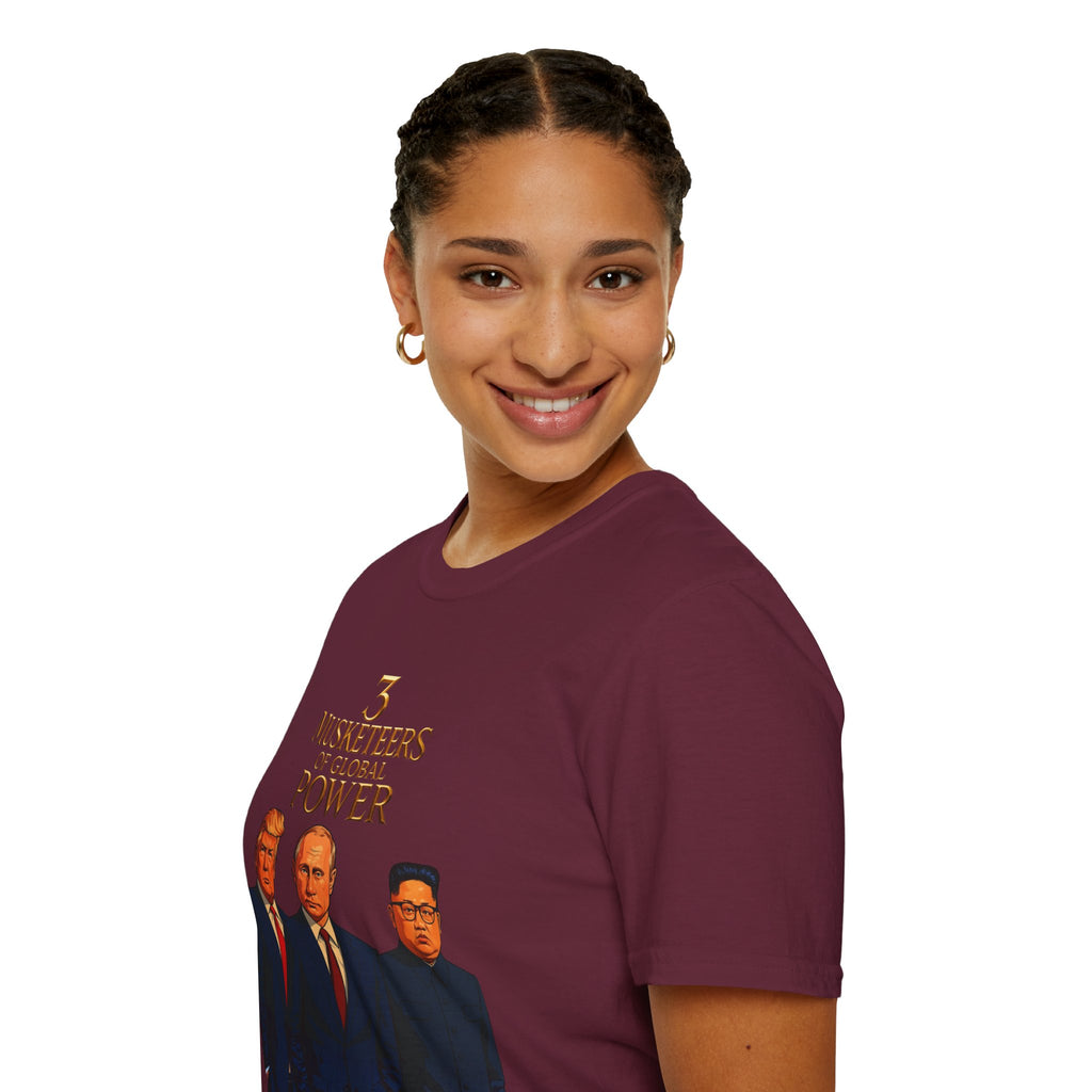Funny Donald Trump Kim Putin T-Shirt Unique Unisex Softstyle Gift Men Woman Tee