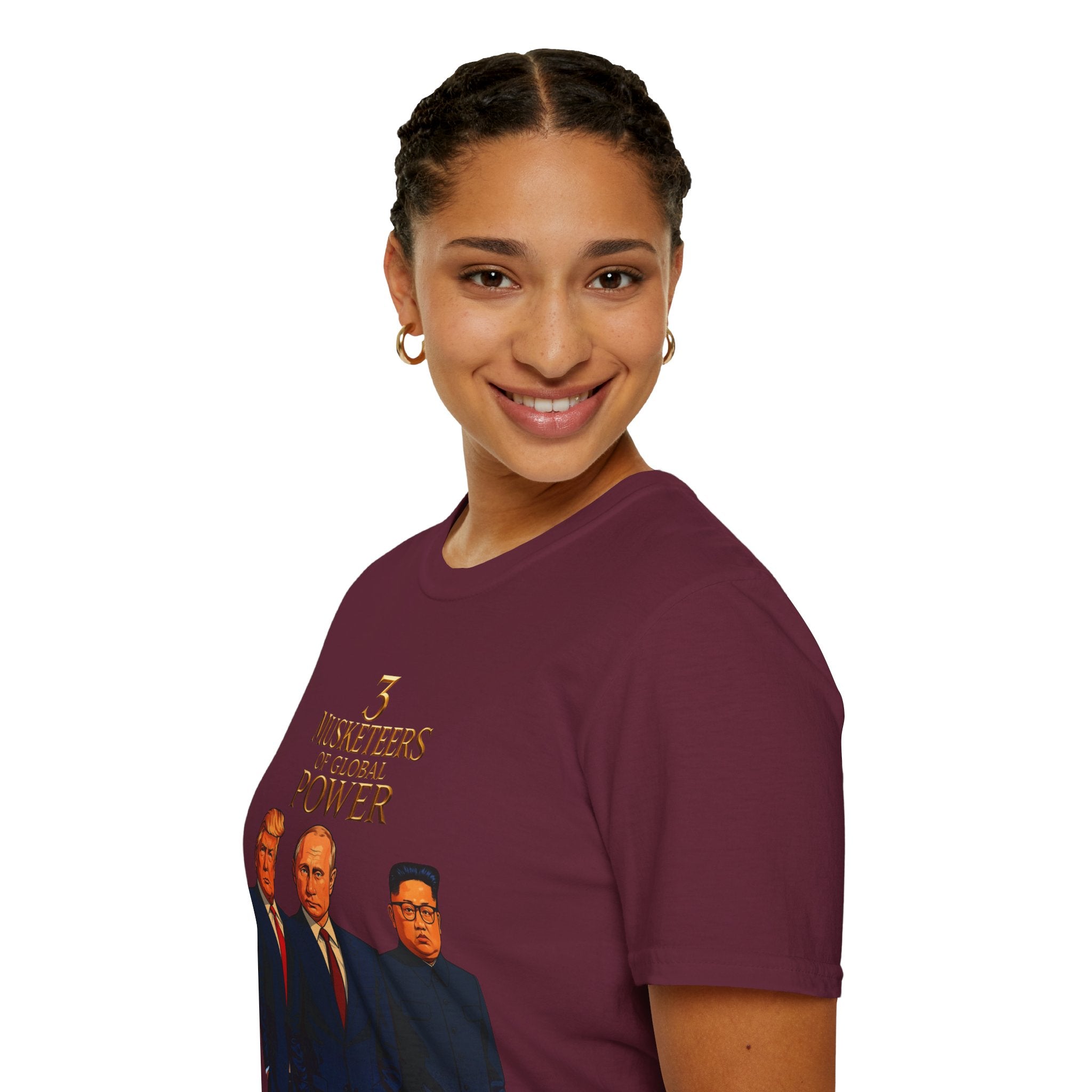 Funny Donald Trump Kim Putin T-Shirt Unique Unisex Softstyle Gift Men Woman Tee