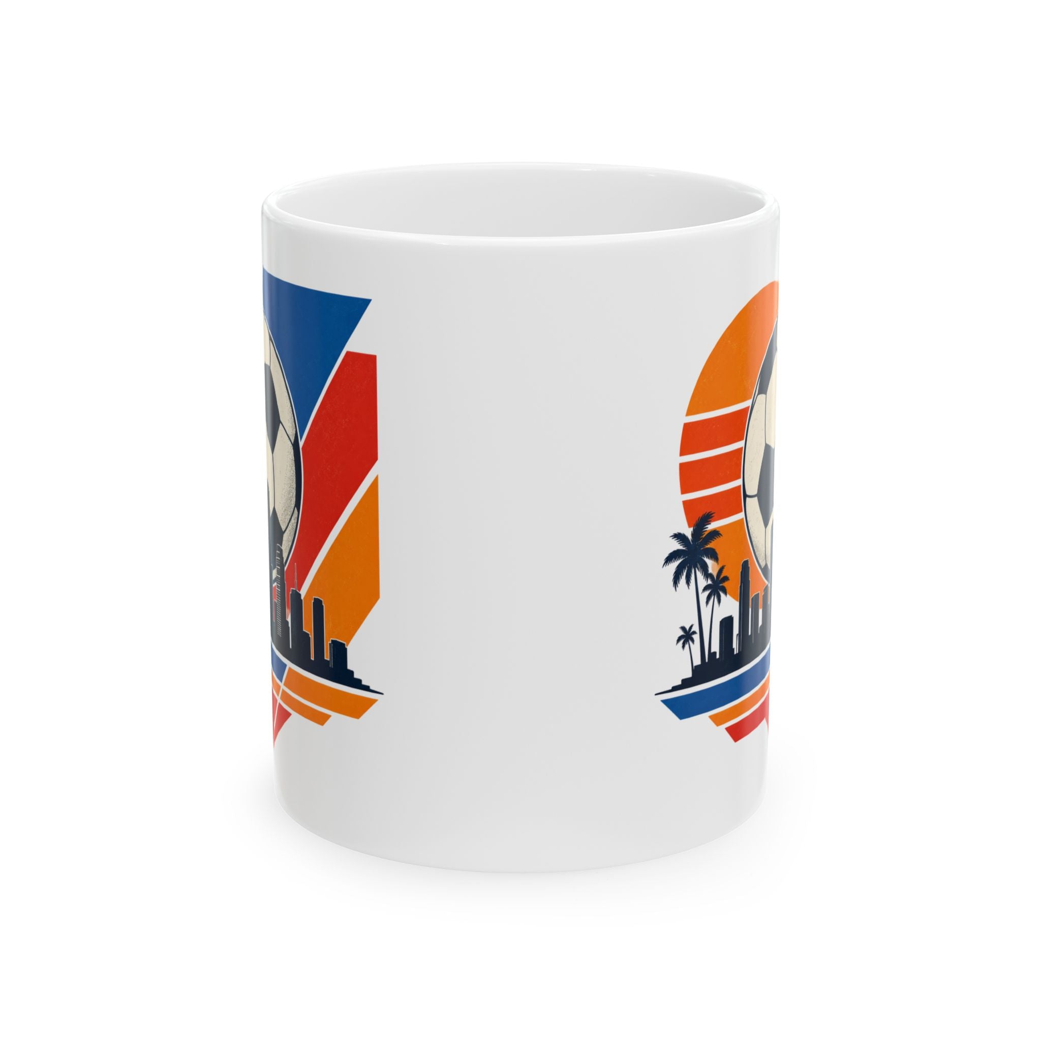 Miami Soccer Fan Coffee Mug 11oz Funny Football Gift Match Skyline Tea Cup 2026