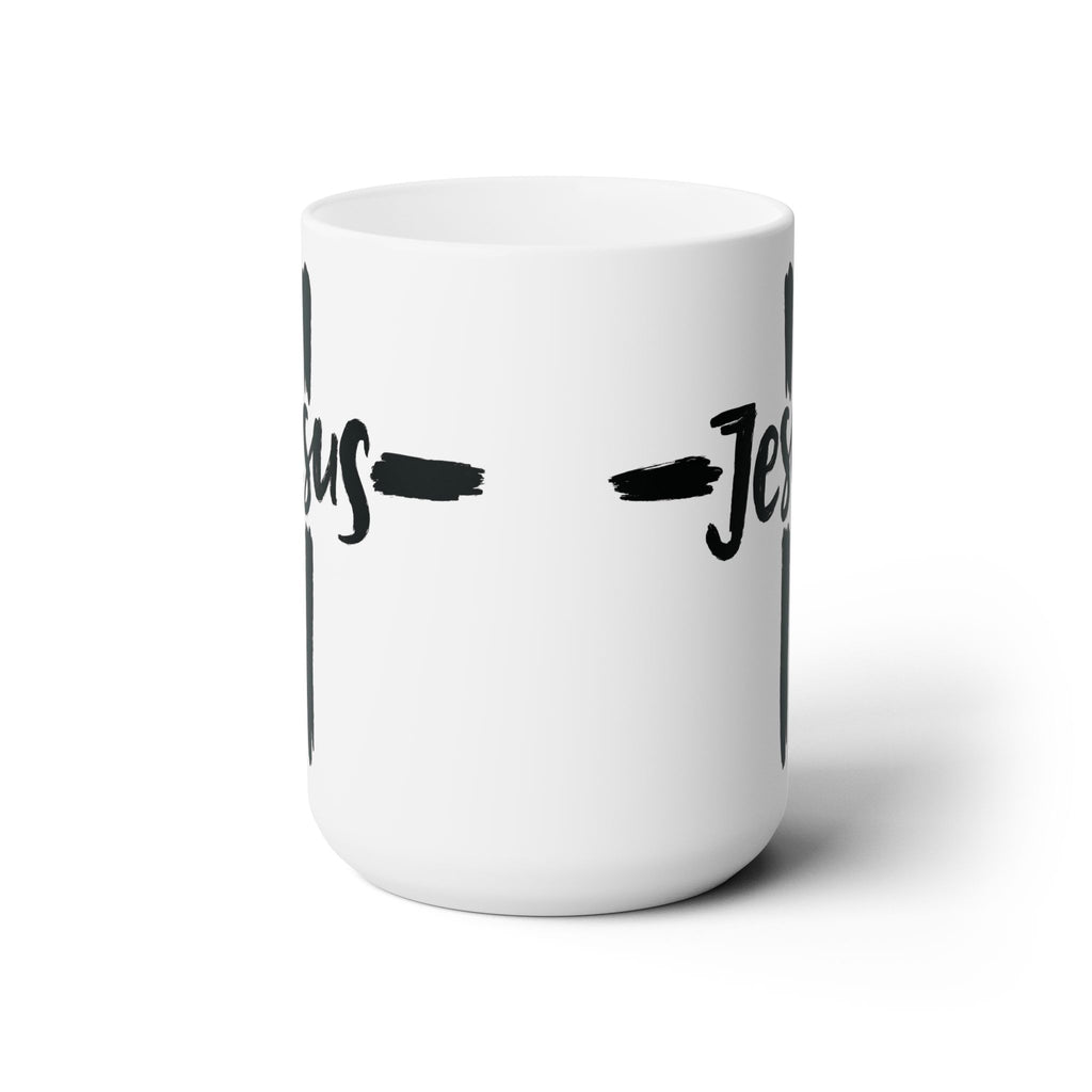 Jesus Cross Christianity Coffee Tea Mug Gift Home Anniversary Love Faith 15oz