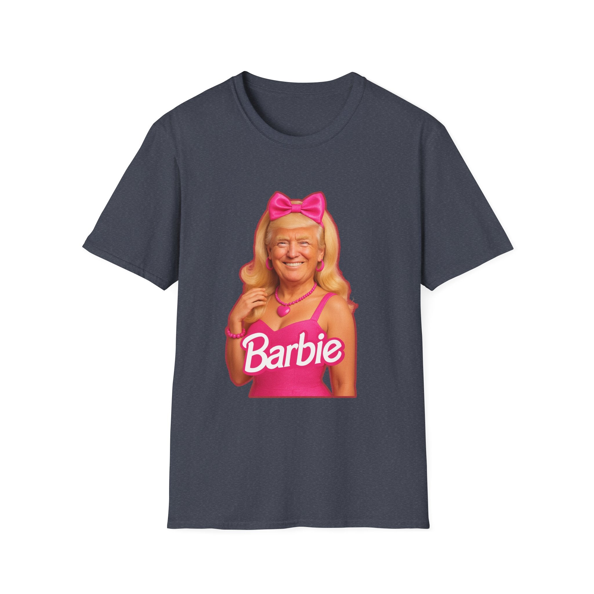 Funny Unique Donald Trump Barbie Unisex T-Shirt Best Gag Gift Cotton Print Soft