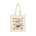 Women's Tote Bag Flower Cotton Canvas Bag For School Best Gift Wife Girlfriend Best Gift