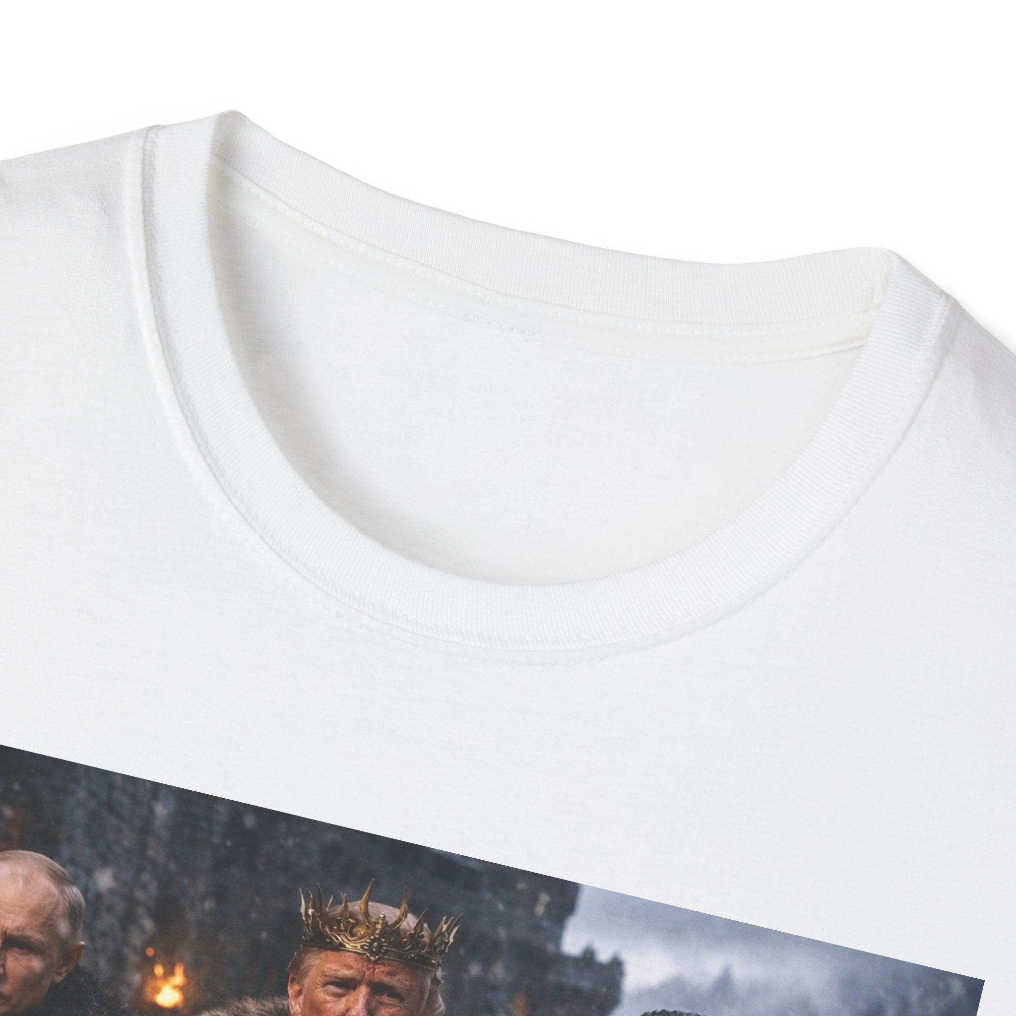 Funny Trump Putin Kim Jong Unique T-Shirt Artwork Throne Unisex Softstyle Tshirt