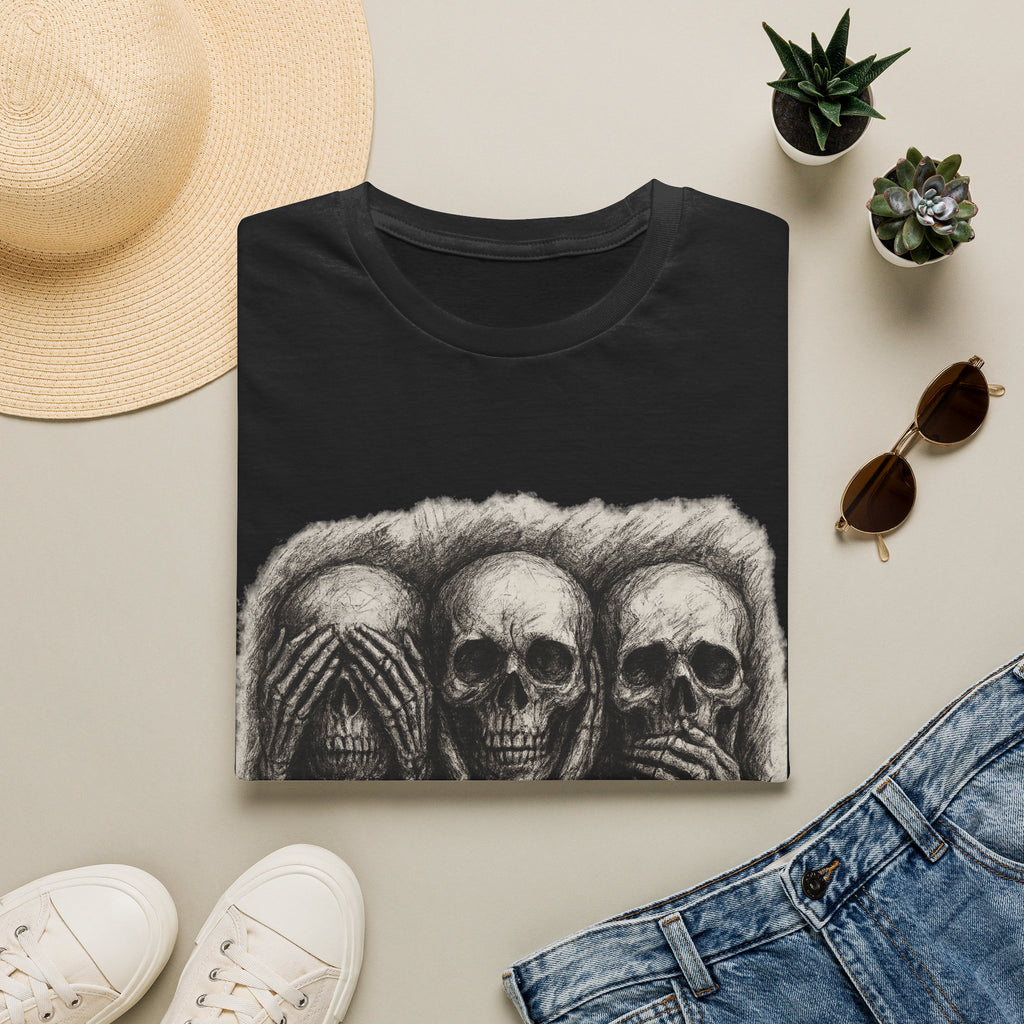 Mens Skull T-shirt Graphic Tees Skeleton Apparel Clothing Skulls Accessories Best Gift