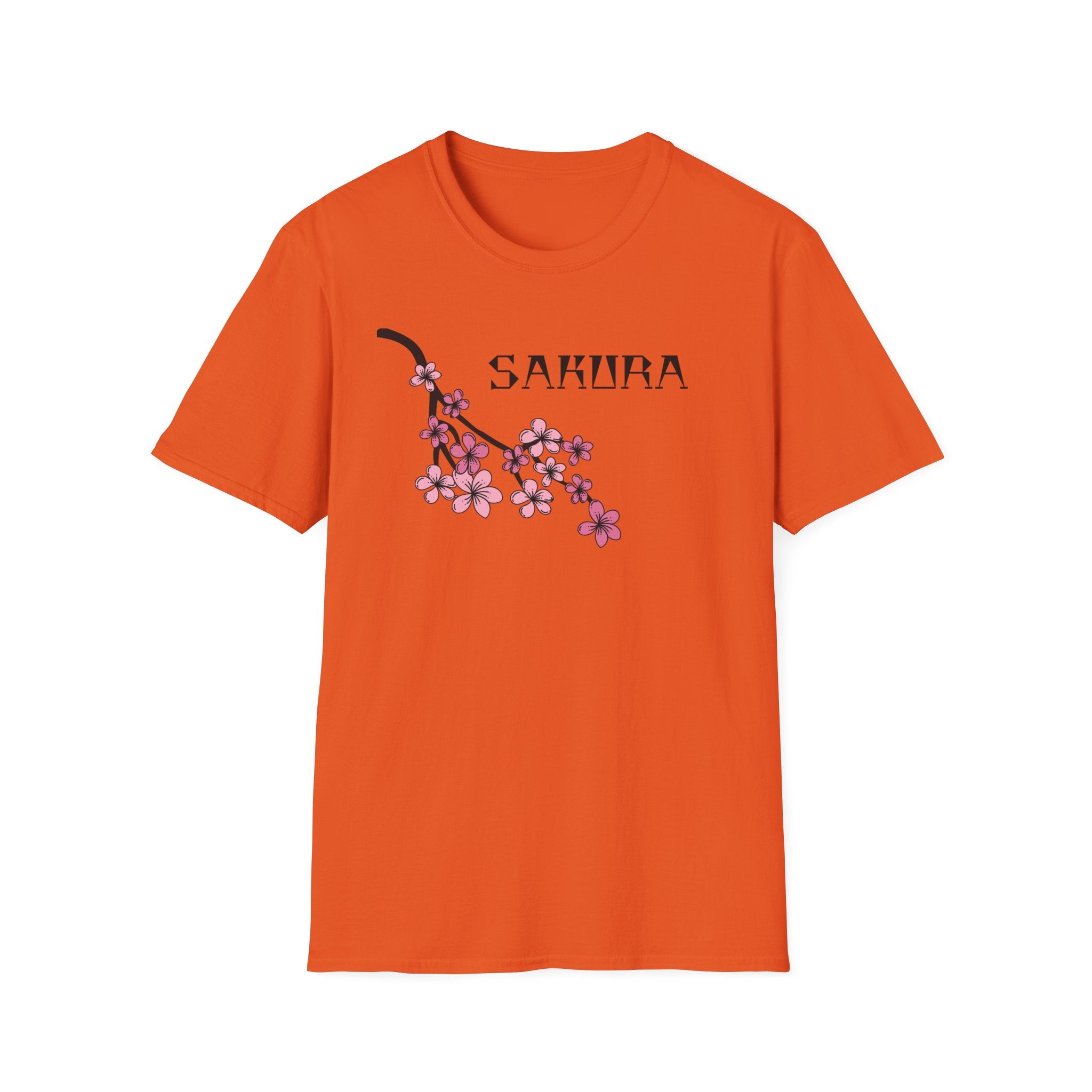 Sakura T-Shirt Japanese Art Shirt Unisex Softstyle Cherry Blossom Flower T-shirt