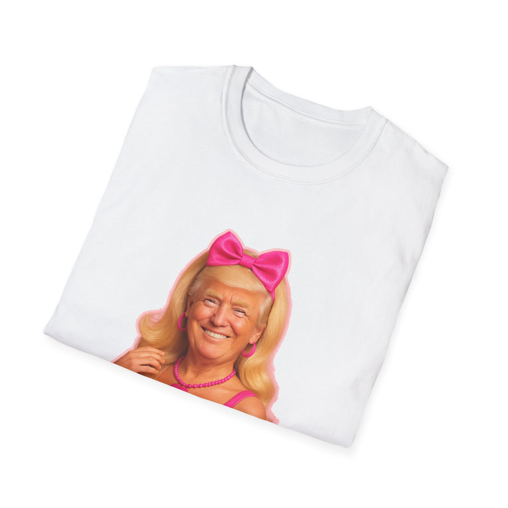 Funny Unique Donald Trump Barbie Unisex T-Shirt Best Gag Gift Cotton Print Soft