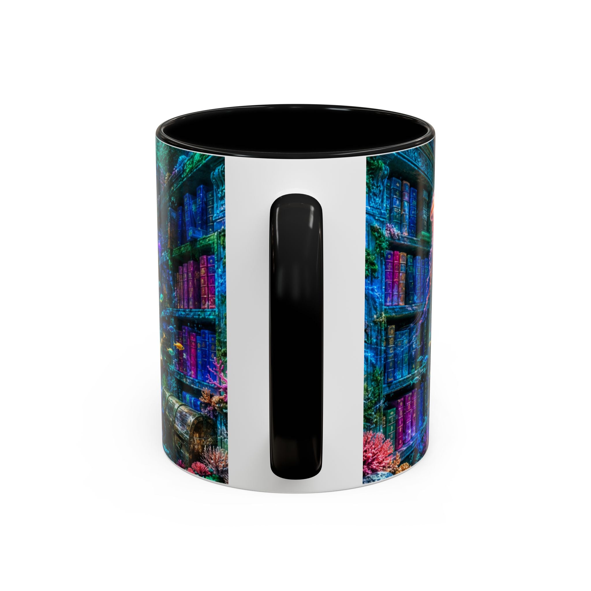 3D Library Bookshelf Mug Ceramic Book Lovers Coffee Mug Gifts Funny Accent Cup
