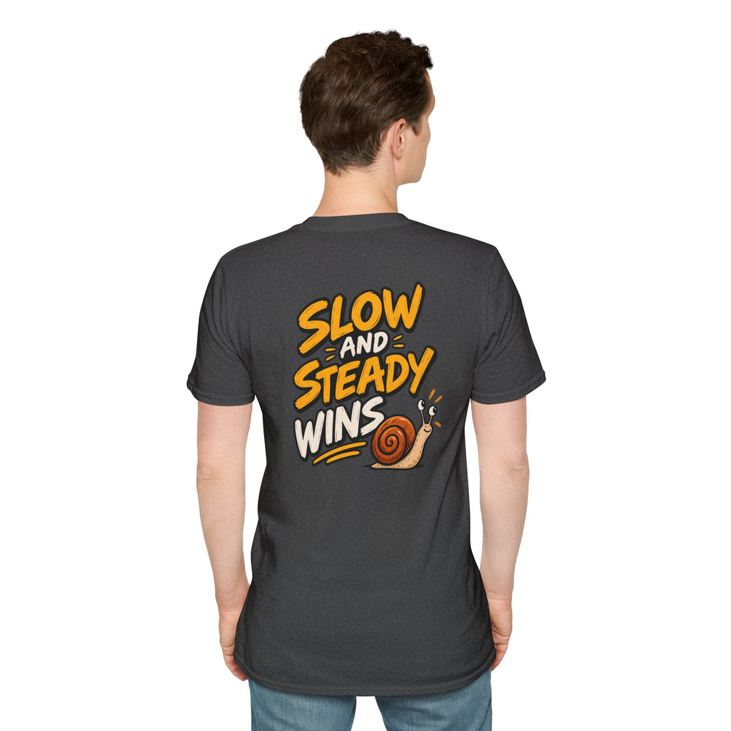 Funny Dark Humor Shirt Slow and Steady wins Funny Office Tee Unique Gift