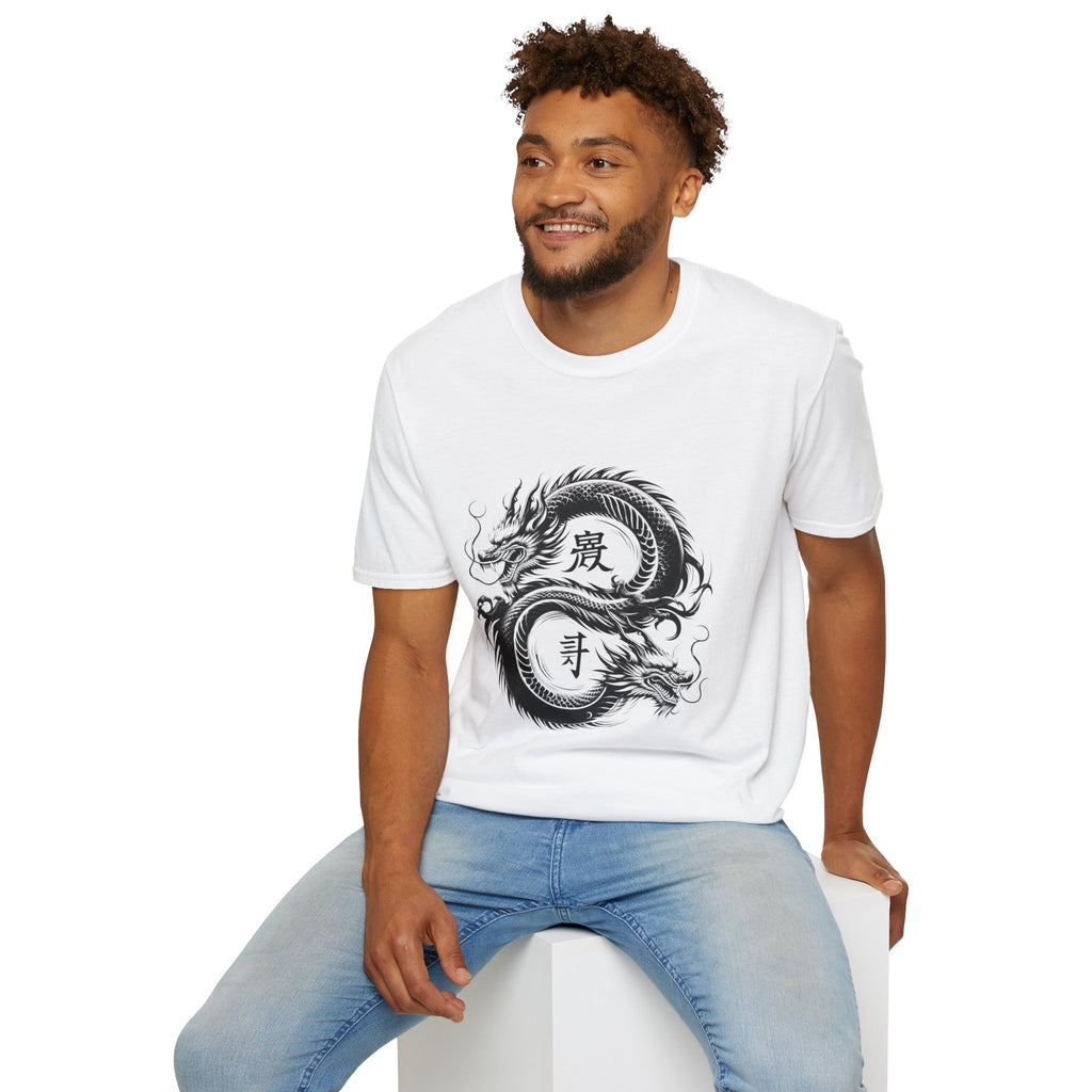 Dragon T-shirt Men Women Graphic Tee Clothing Apparel Chinese Dagon Symbol Gift