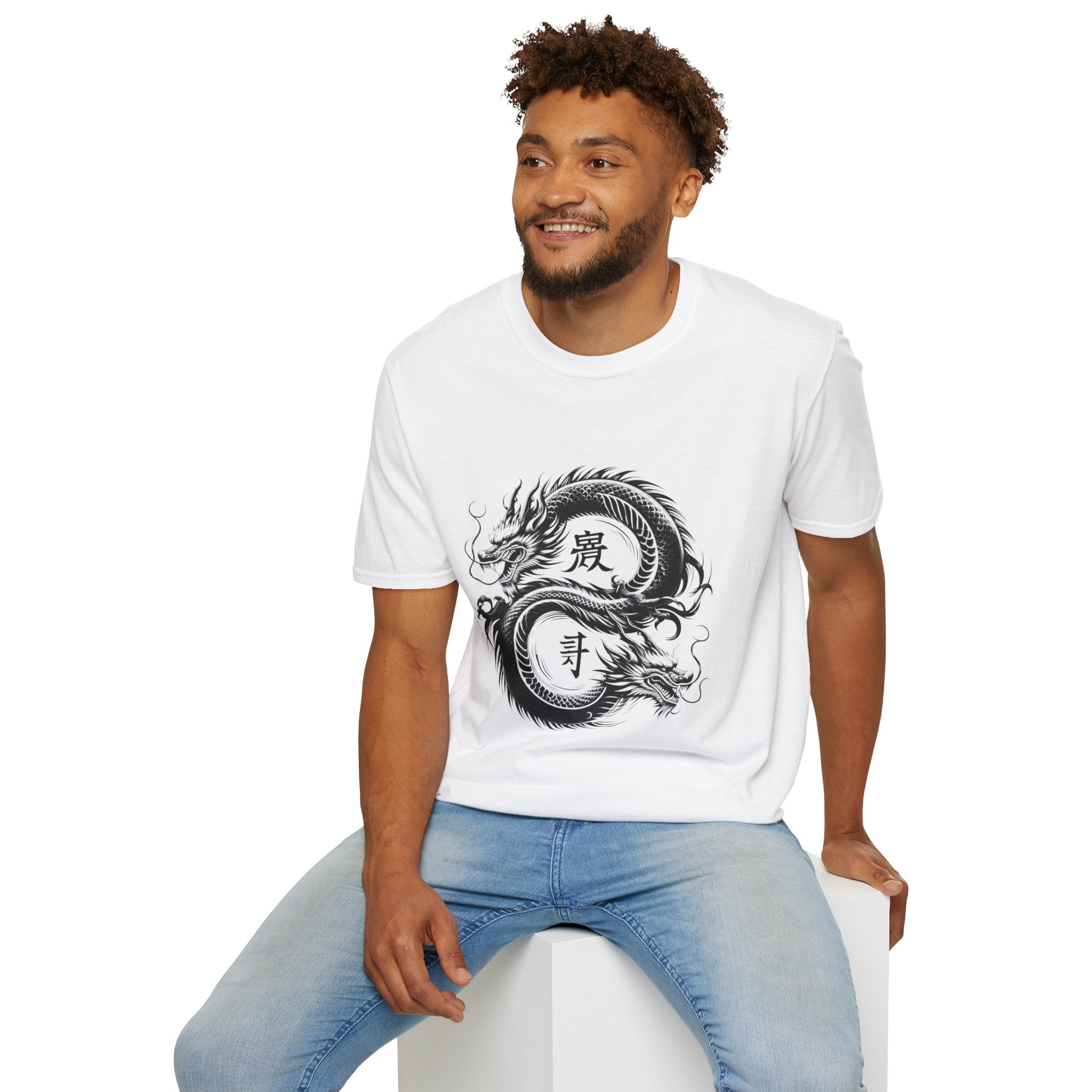 Dragon T-shirt Men Women Graphic Tee Clothing Apparel Chinese Dagon Symbol Gift