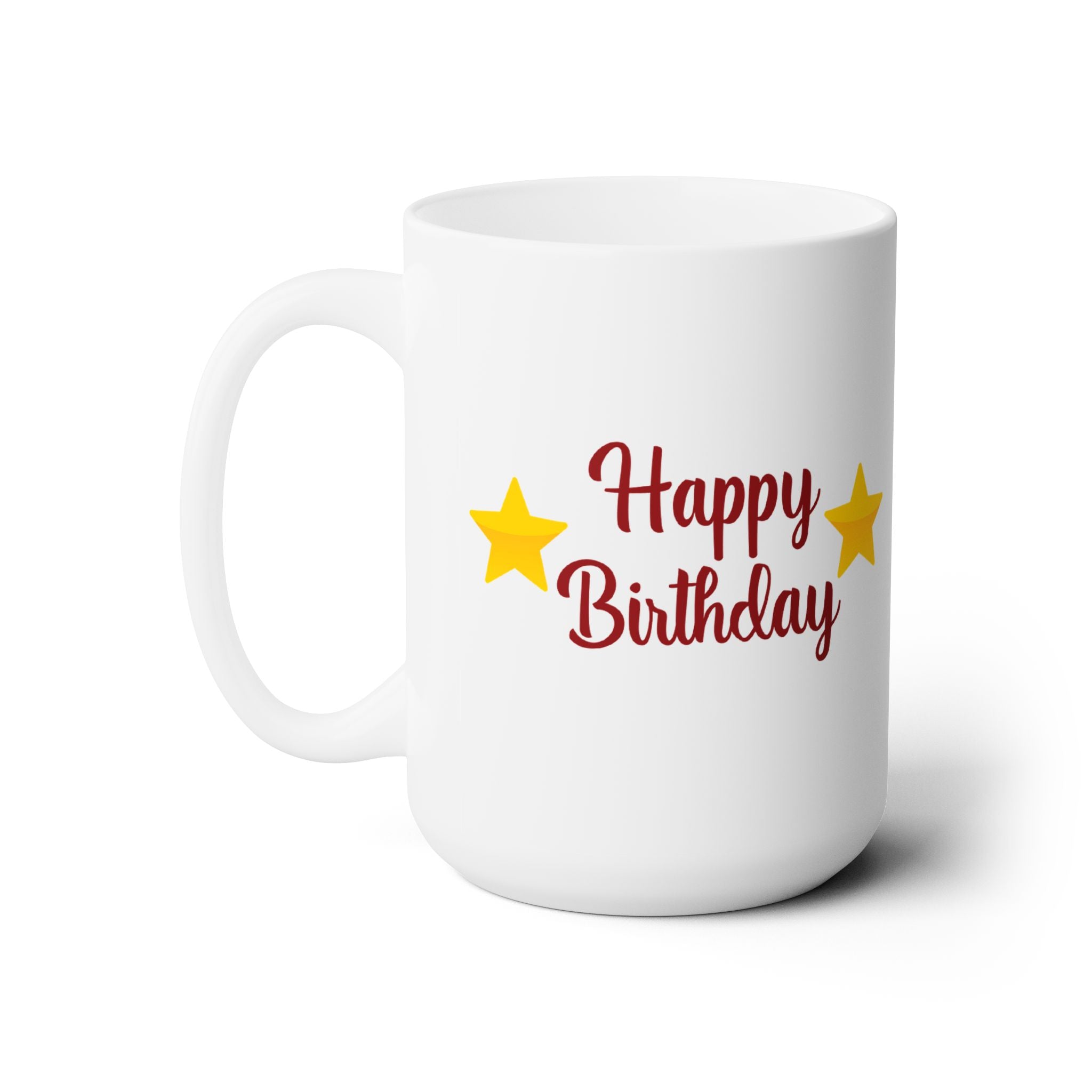 Happy Birthday Dear Love You Gift White Ceramic Present Coffee Tea Mug New 15oz