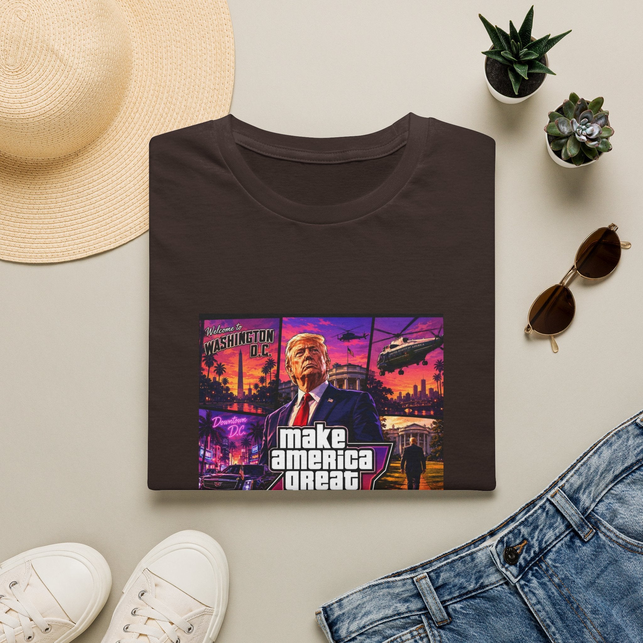 Funny Trump Make America Great Again T-Shirt Patriotic Political Trump Artwork