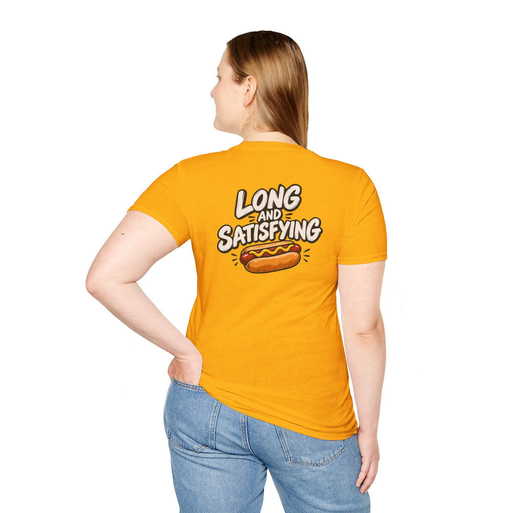 Dark Humor Funny Long and Satisfying Tshirt Tee Unique Gift