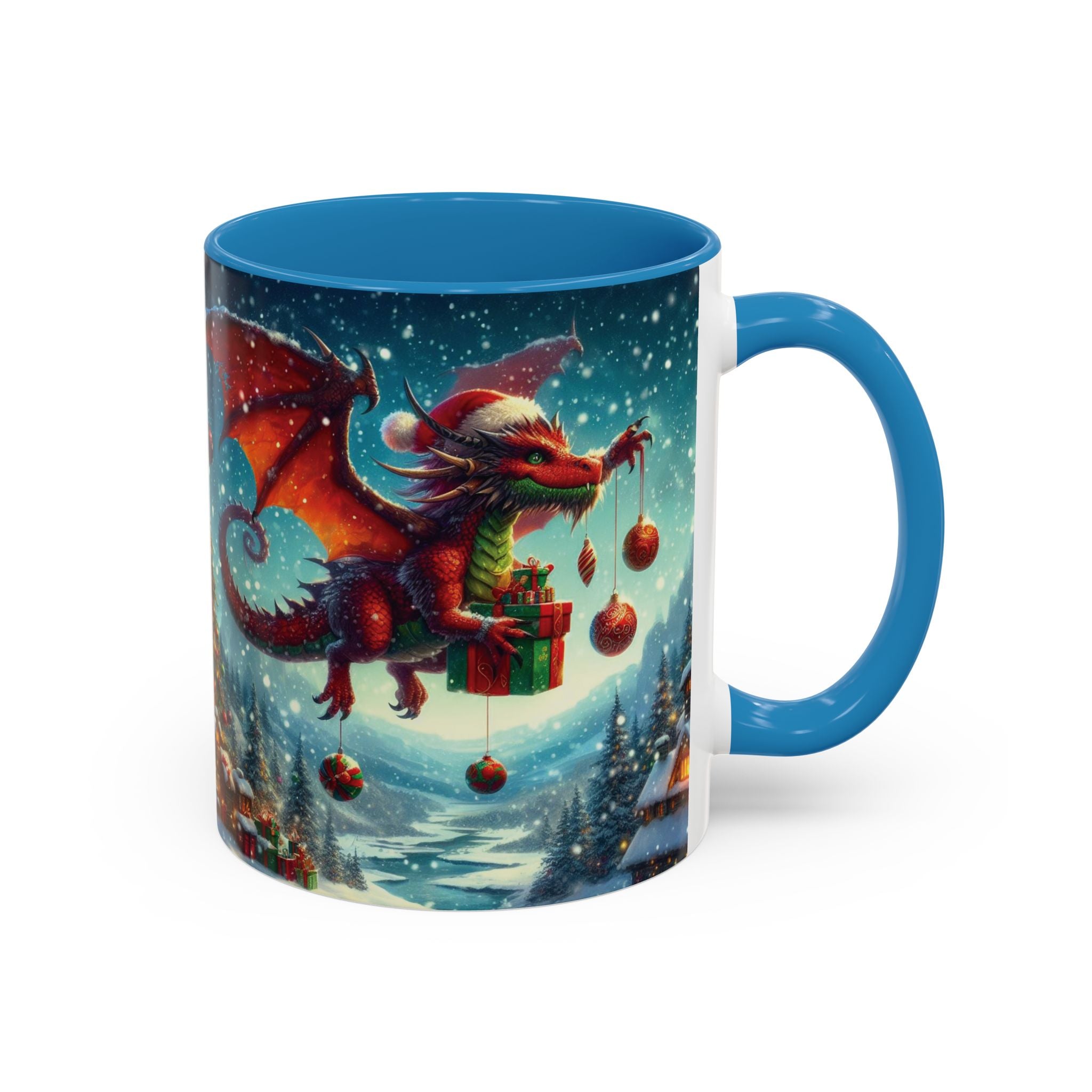 Christmas Mug Dragon Mug Santa Funny Coffee Tea Ceramic Cup New Year 2027 Gift