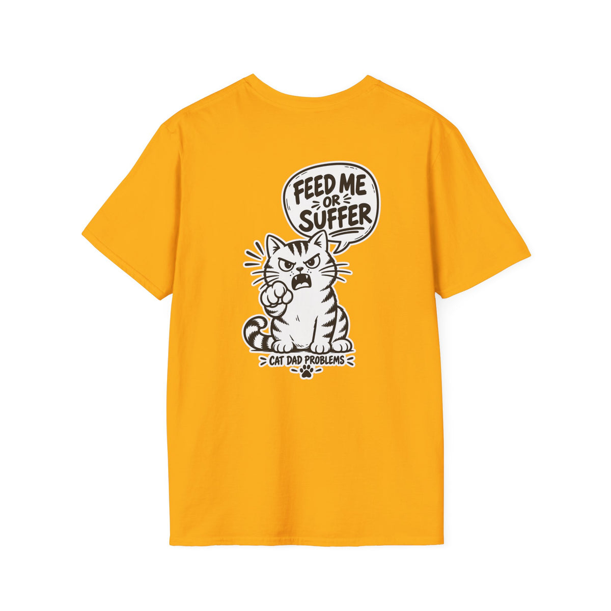 Cat Dad Shirt Pet Lover Tshirt Funny Cat Lover Graphic Tee Dark Humor Tee Unique Gift Funny Tshirt