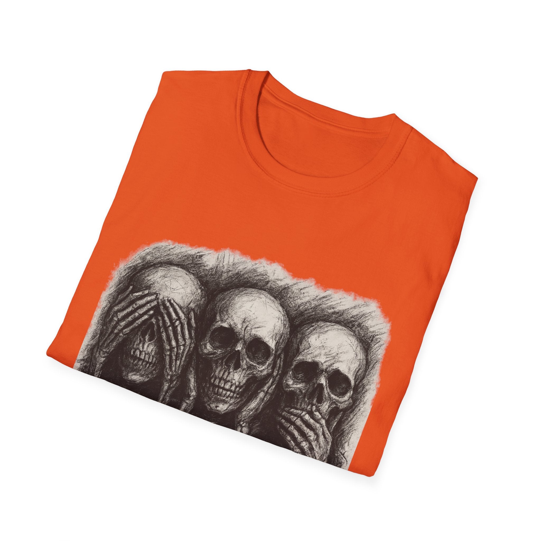 Mens Skull T-shirt Graphic Tees Skeleton Apparel Clothing Skulls Accessories Best Gift