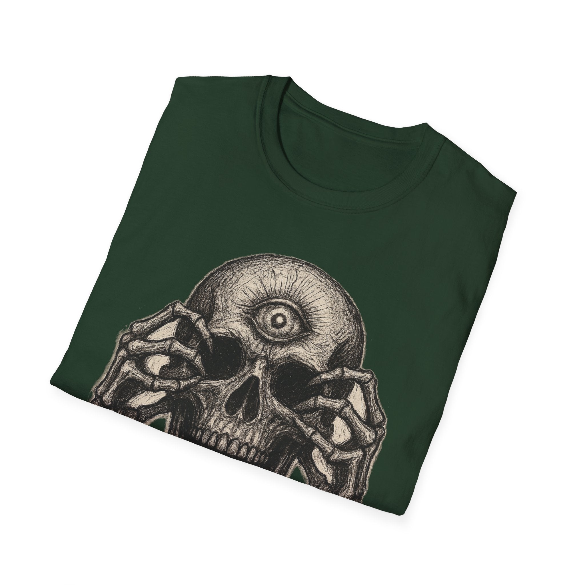 Mens Skull T-shirt Graphic Tees Skeleton Apparel Clothing Skulls Accessories Best Gift