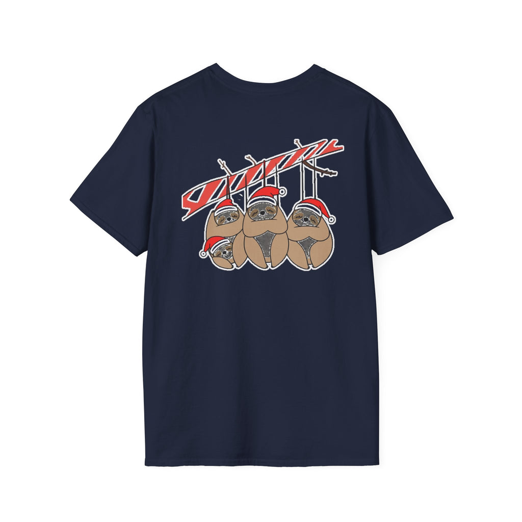 Christmas Sloths Family T-Shirt | Cute Cartoon Holiday Design Unique Holiday Gift Shirt