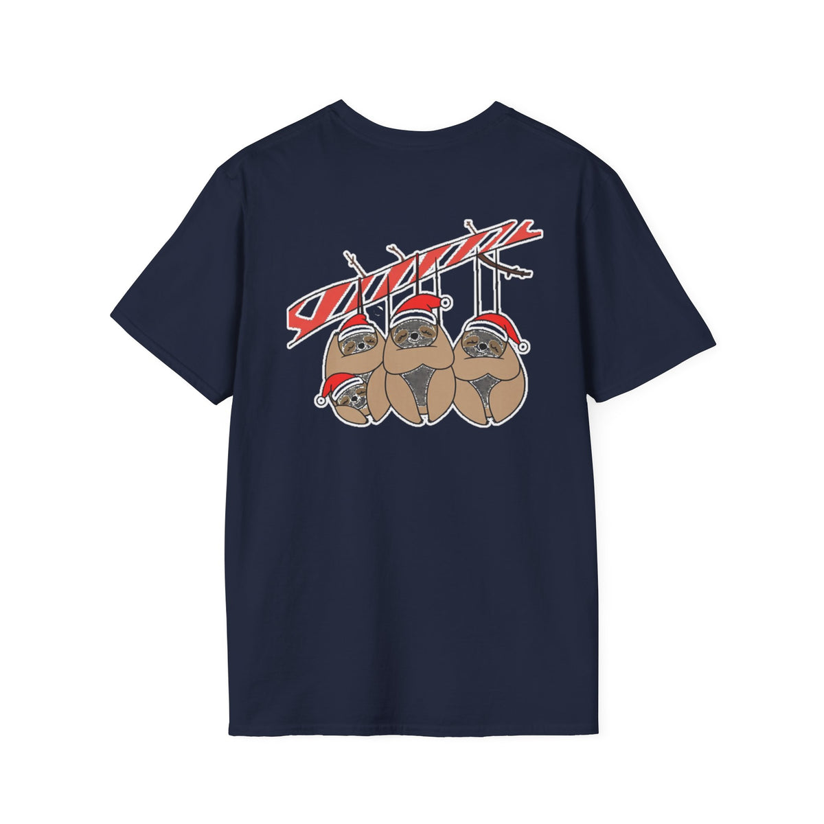 Christmas Sloths Family T-Shirt | Cute Cartoon Holiday Design Unique Holiday Gift Shirt
