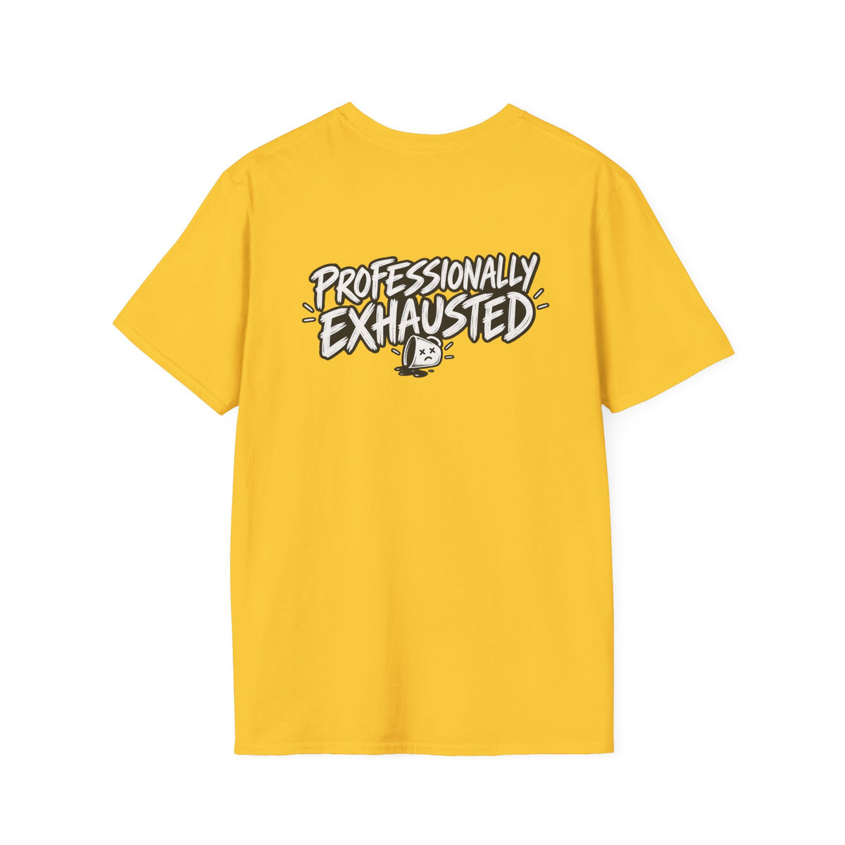 Funny Dark Humor Shirt Professionally Exhausted Funny Office Tee Unique Gift