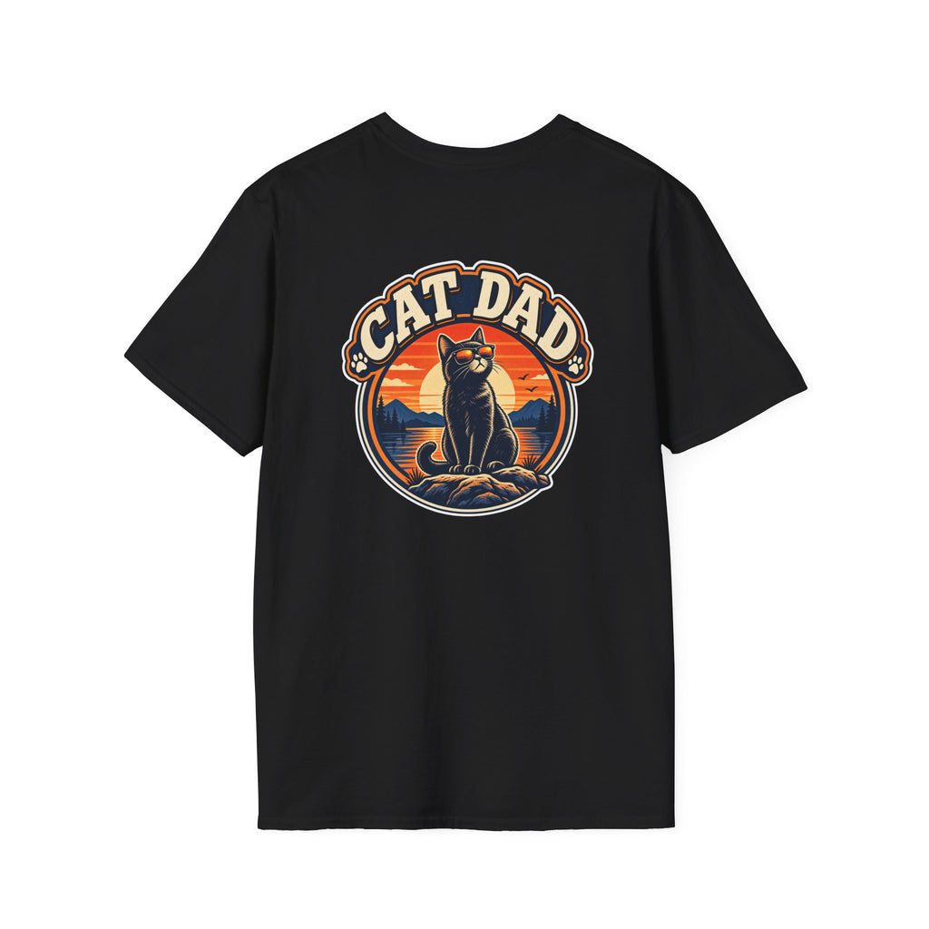Cat Dad Shirt Pet Lover Tshirt Funny Cat Lover Graphic Tee Dark Humor Tee Unique Gift Funny Tshirt