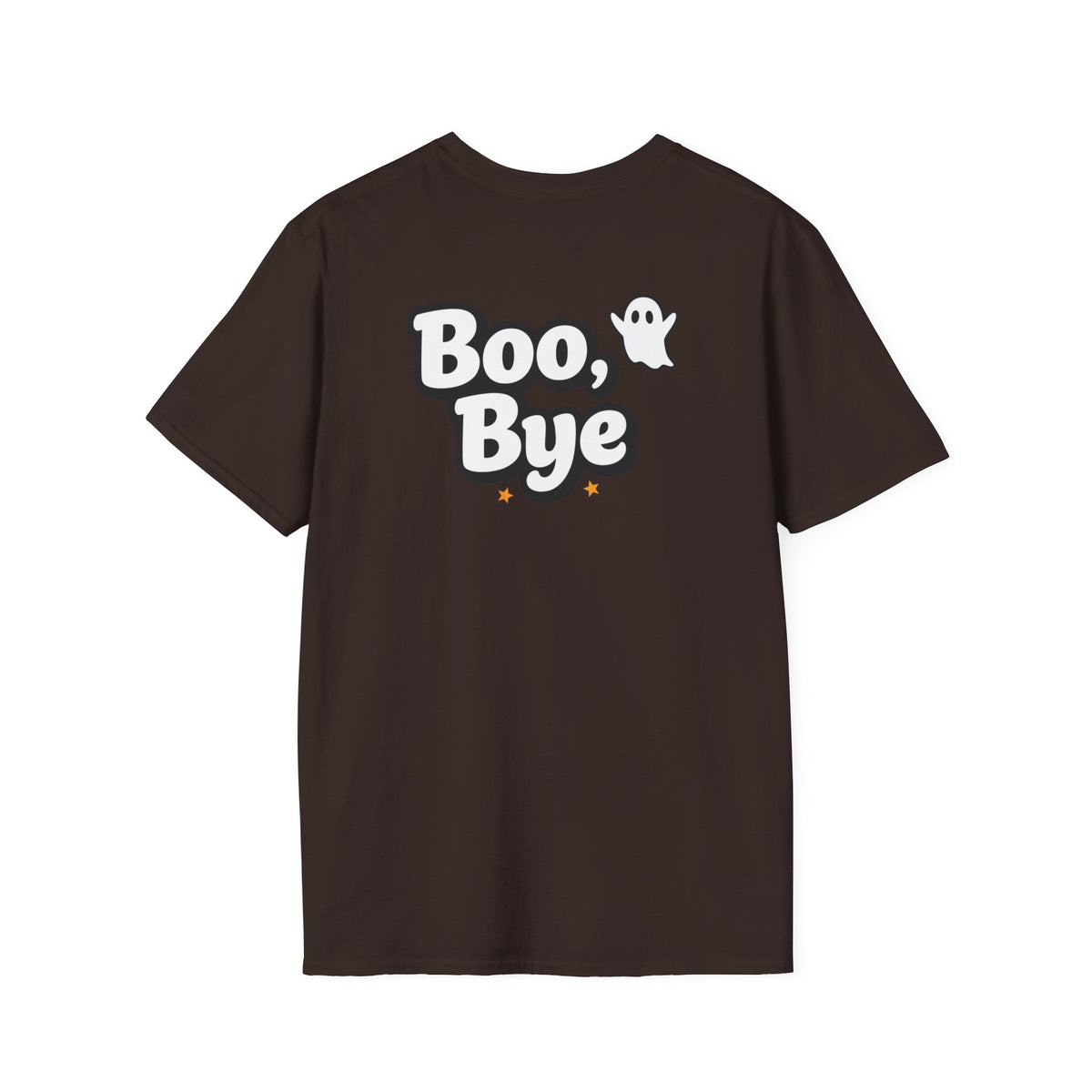 Dark Humor Halloween Shirt Boo Bye Funny Minimalist Ghost Sarcastic Unisex Softstyle Tee Adult Halloween Gift