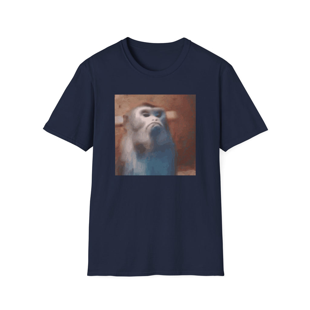 Funny Offended Monkey T-Shirt Viral Internet Meme Shirt Unisex Softstyle Gift