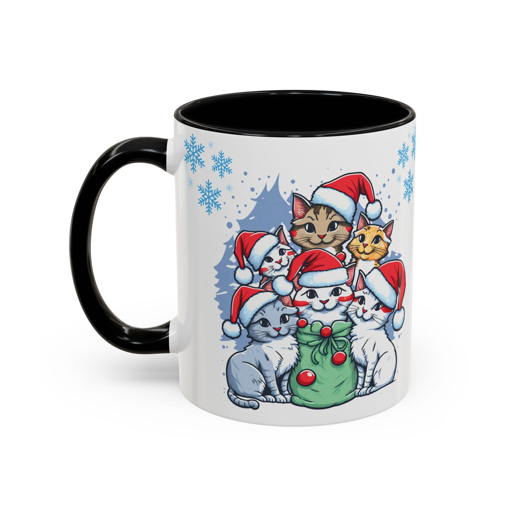 Christmas Ceramic Mug Cat Best Gift Holiday Festive Cup Christmas Gift Cute Kids