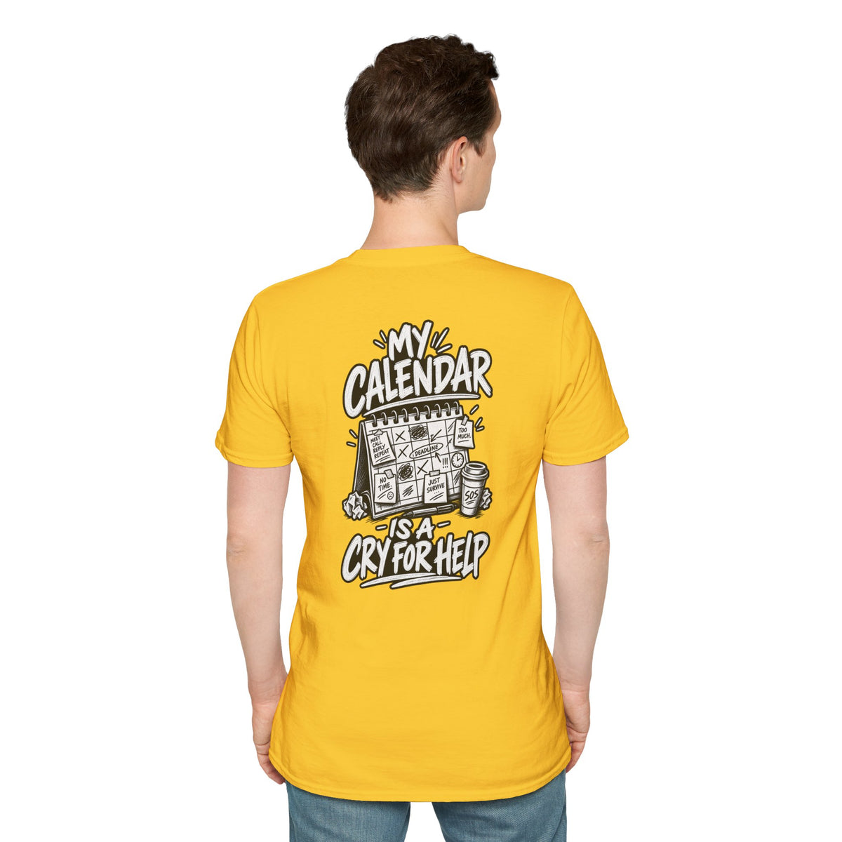 Funny Dark Humor Shirt My Calendar Is a Cry for Help Funny Office Tee Gift