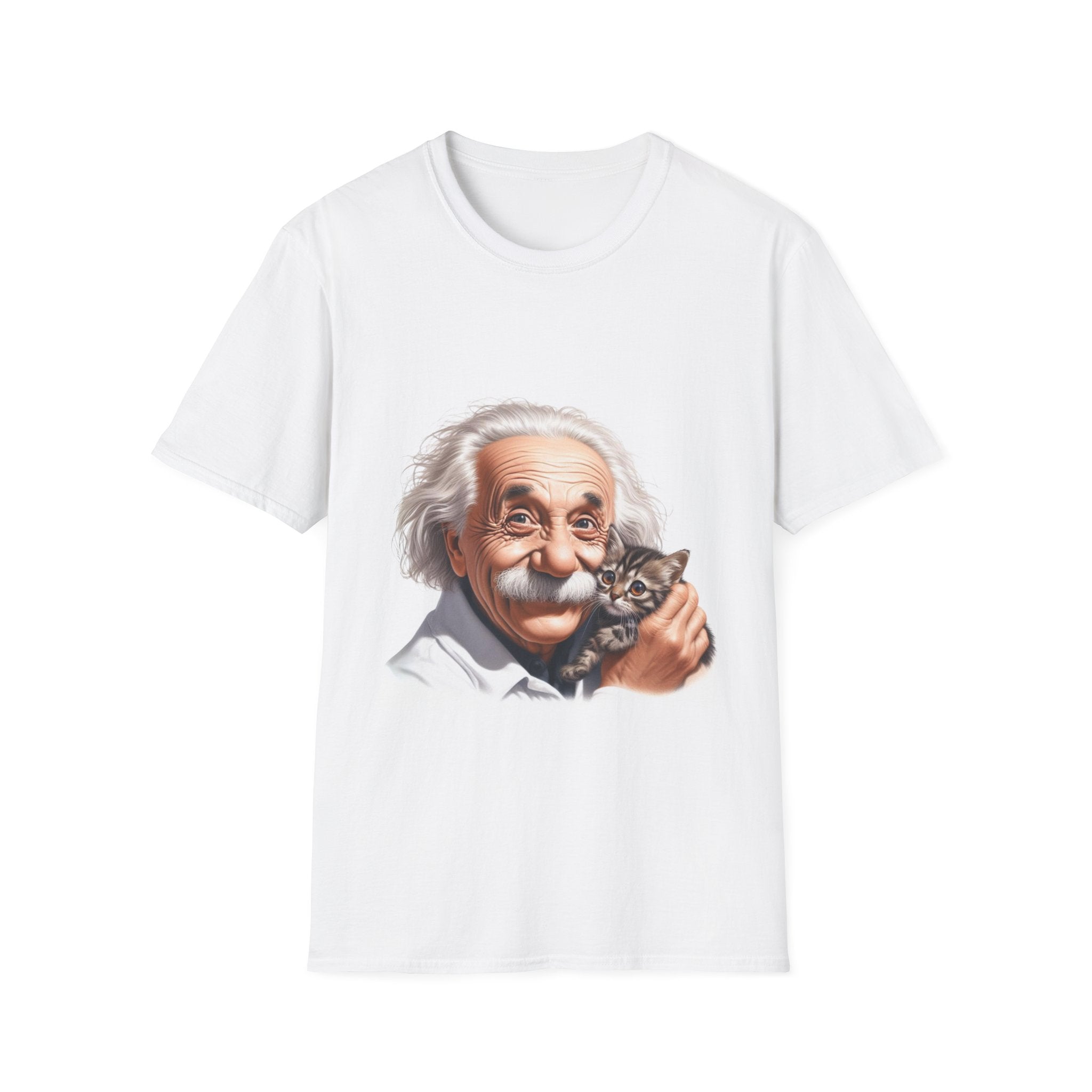 Funny Albert Einstein T-Shirt Unisex Softstyle T-Shirt Cotton Unique Gift German