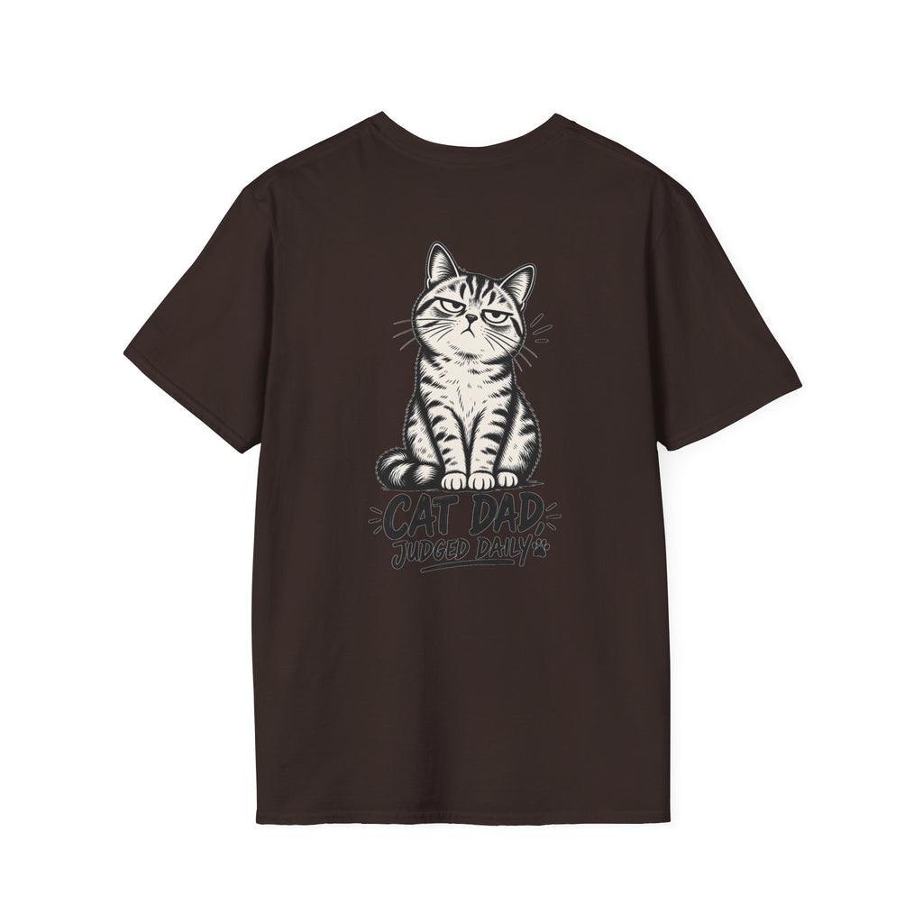 Cat Dad Shirt Judged Daily Funny Cat Lover Graphic Tee Dark Humor Tee Unique Gift Funny Tshirt