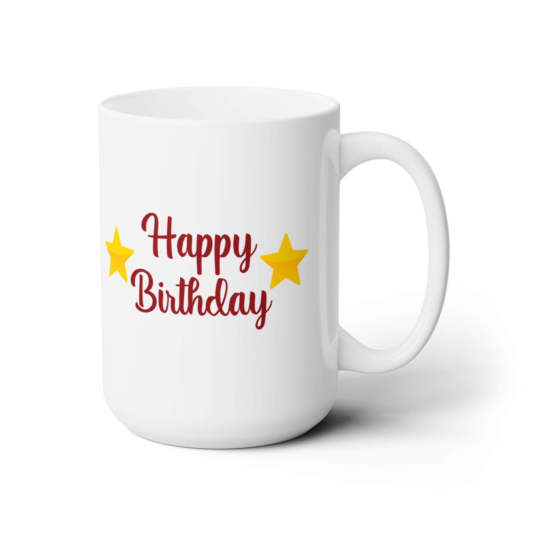 Happy Birthday Dear Love You Gift White Ceramic Present Coffee Tea Mug New 15oz