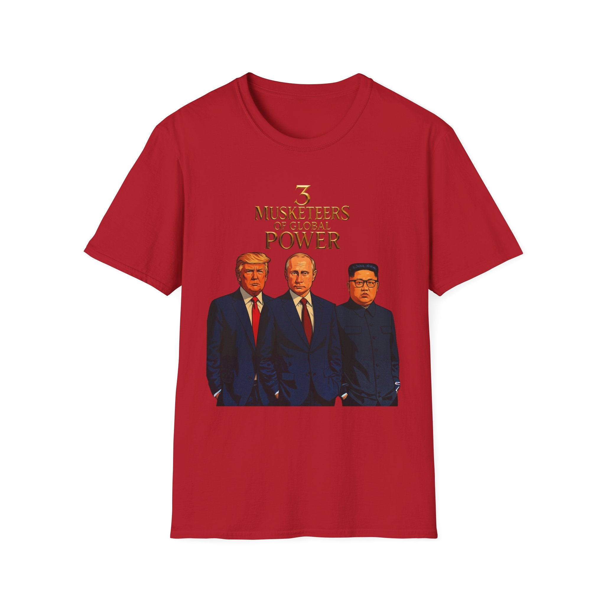 Funny Donald Trump Kim Putin T-Shirt Unique Unisex Softstyle Gift Men Woman Tee