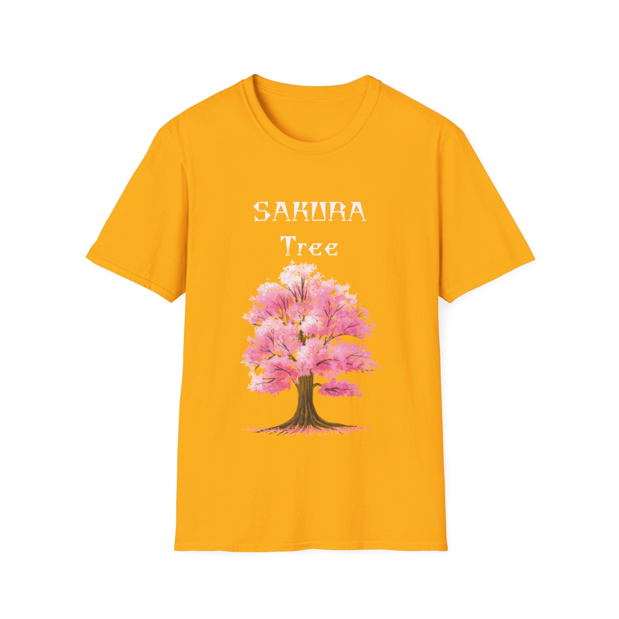 Sakura T-Shirt Japanese Art Shirt Unisex Softstyle Cherry Blossom Flower T-shirt