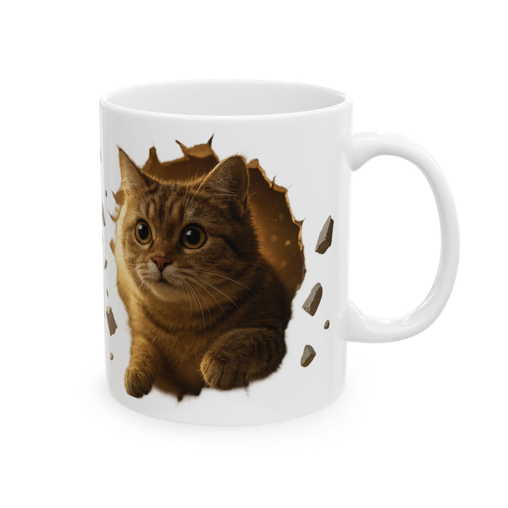 3D Cute Cat Mug Coffee Cup Ceramic Mug Tea 11oz Unique Gift Kids Cat Lovers Cats