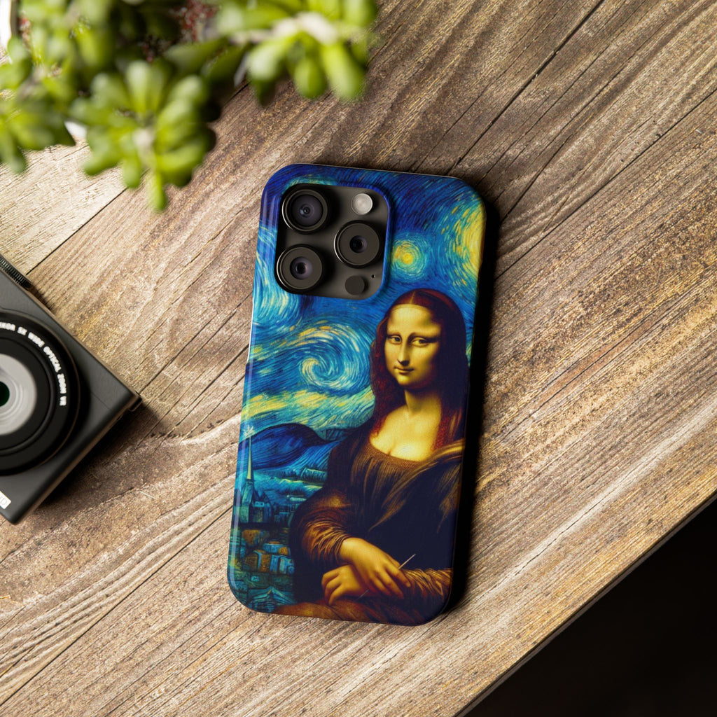 Funny Mona Lisa Phone Cases Van Gogh Starry Night Case Unique Gift iPhone 17 New