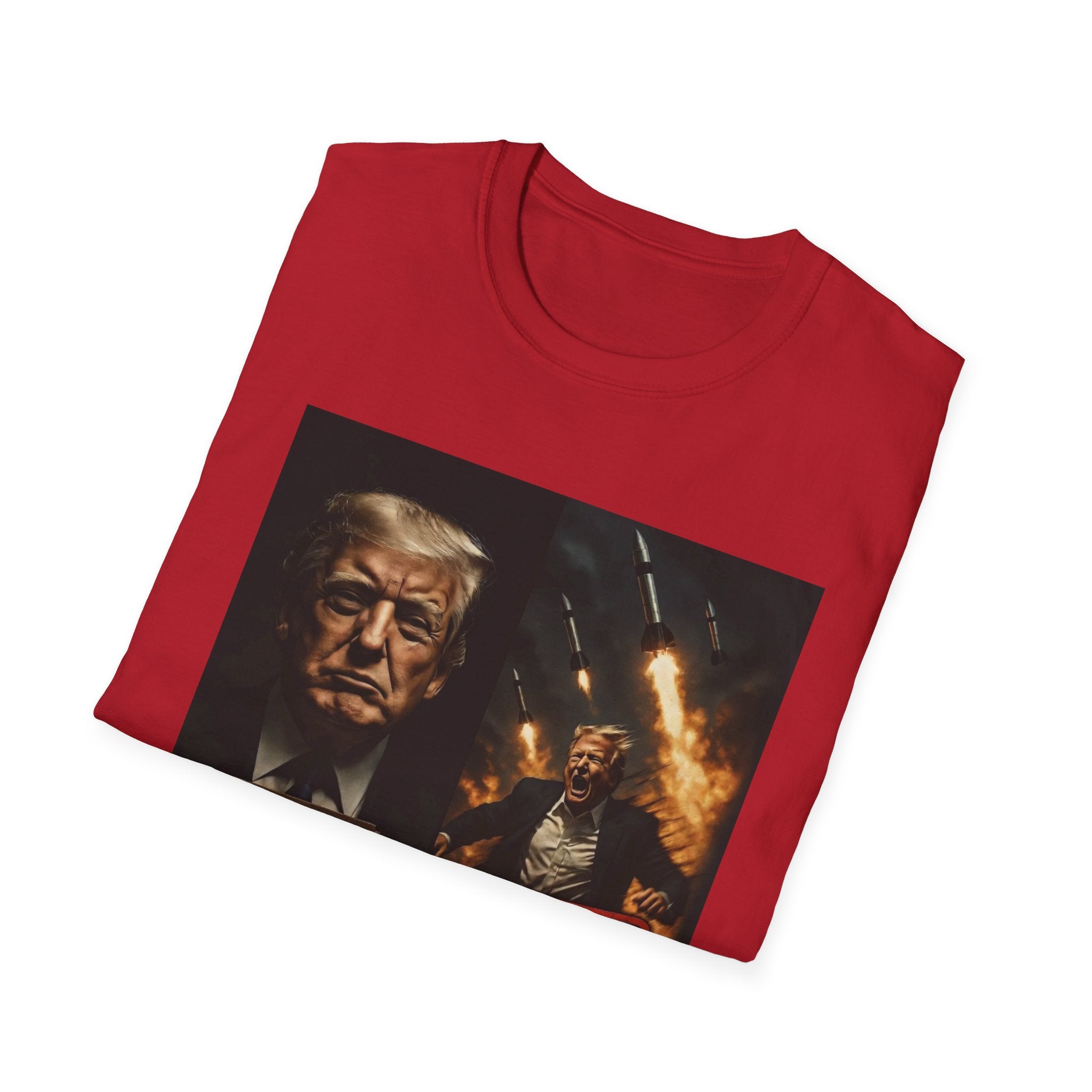 Funny Trump-Epstein T-Shirt Conspiracy Theory Unique Unisex Softstyle Tshirt