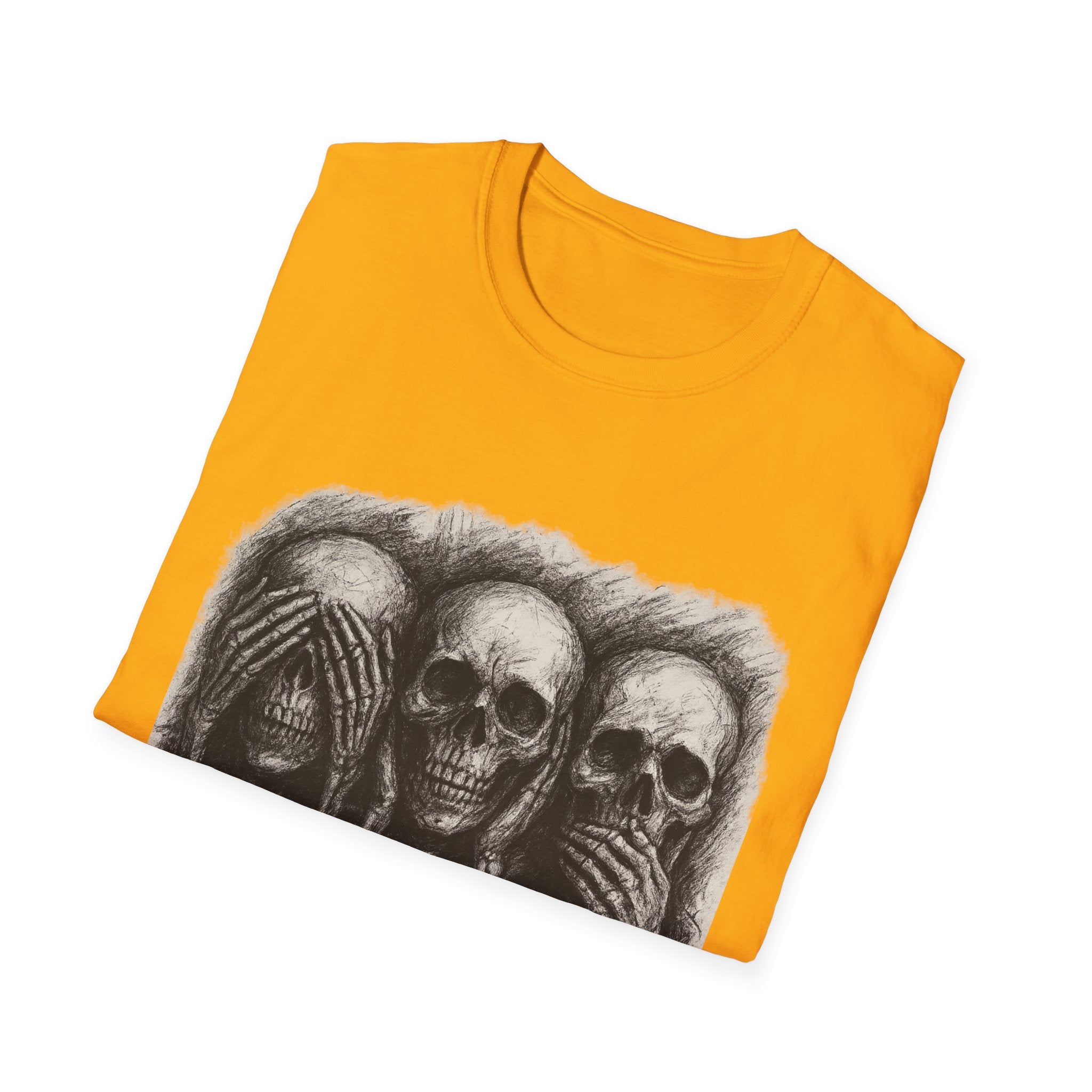 Mens Skull T-shirt Graphic Tees Skeleton Apparel Clothing Skulls Accessories Best Gift