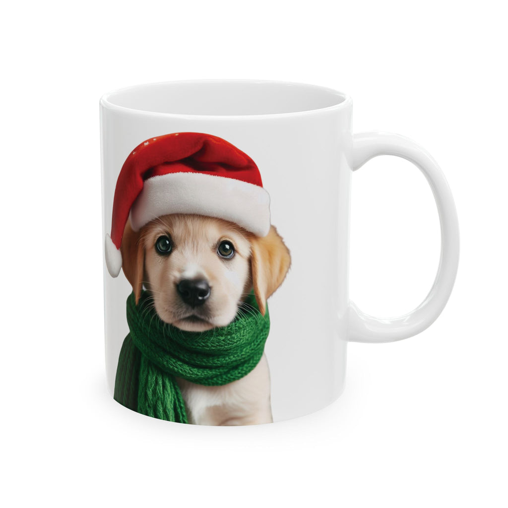 Merry Christmas Mug Dog Animal Lover Gift Funny Secret Santa Cute Tea Coffee Cup