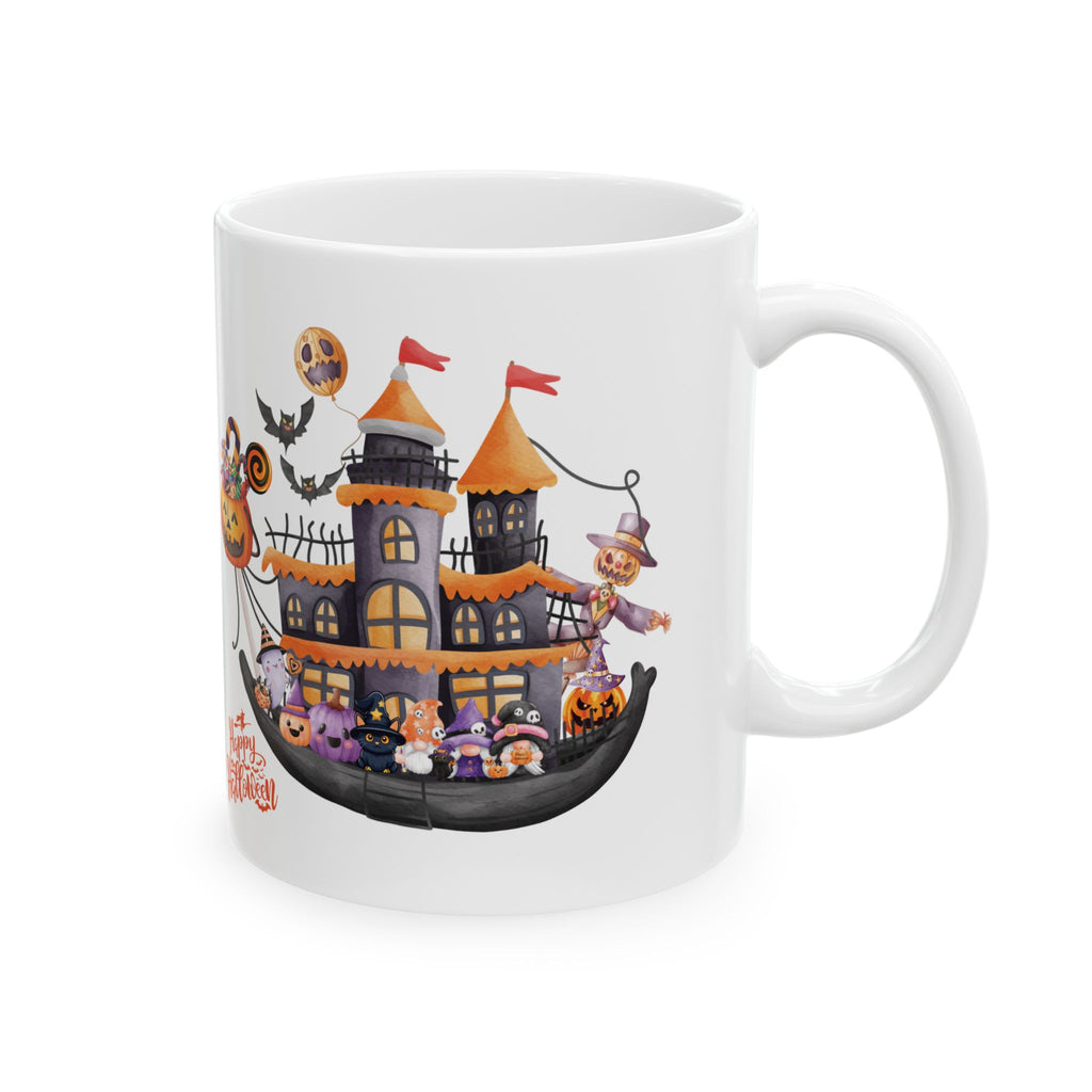 Funny Cute Happy Halloween Coffee Mug Gift For Kids Pumpkin Spooky Boo Best 11oz