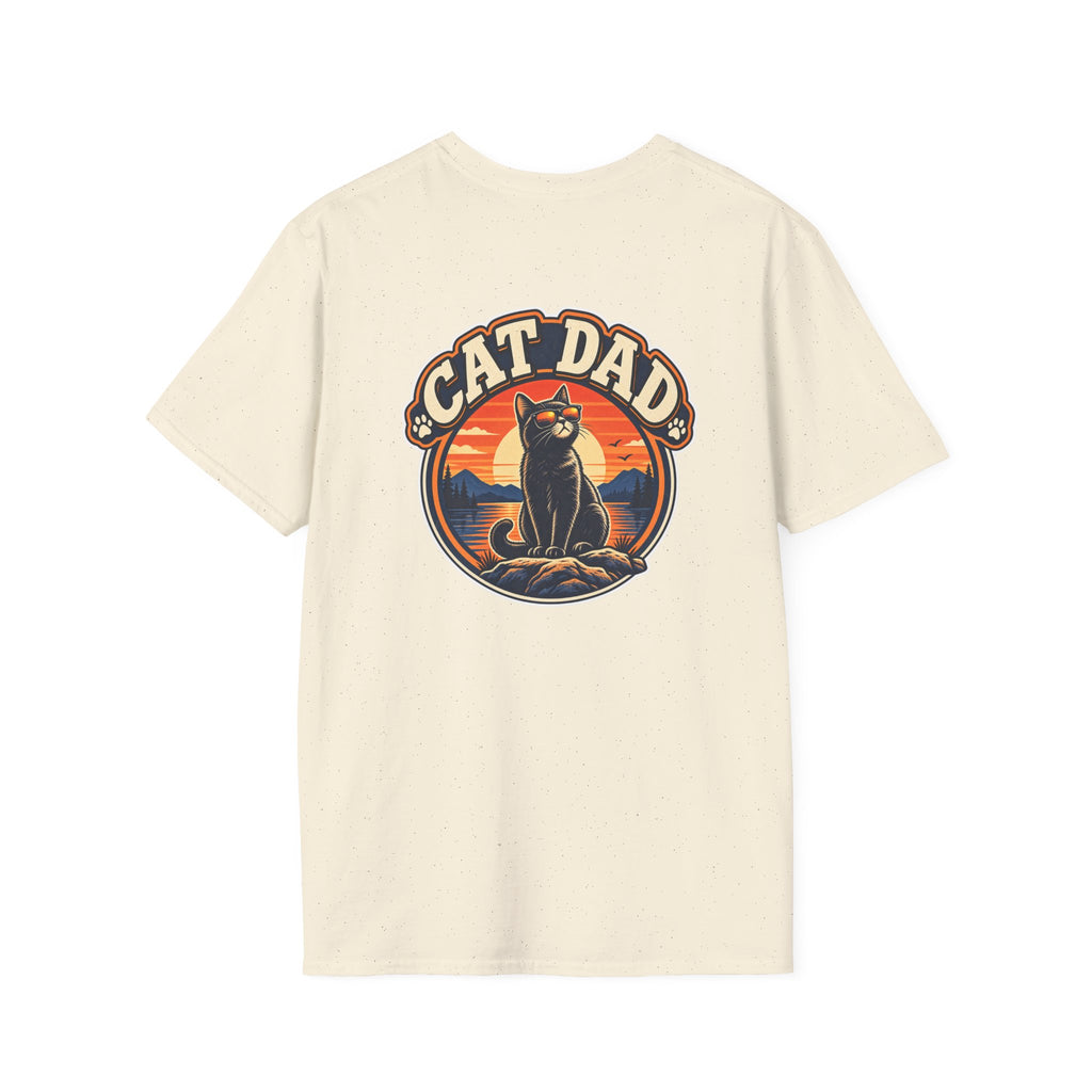 Cat Dad Shirt Pet Lover Tshirt Funny Cat Lover Graphic Tee Dark Humor Tee Unique Gift Funny Tshirt