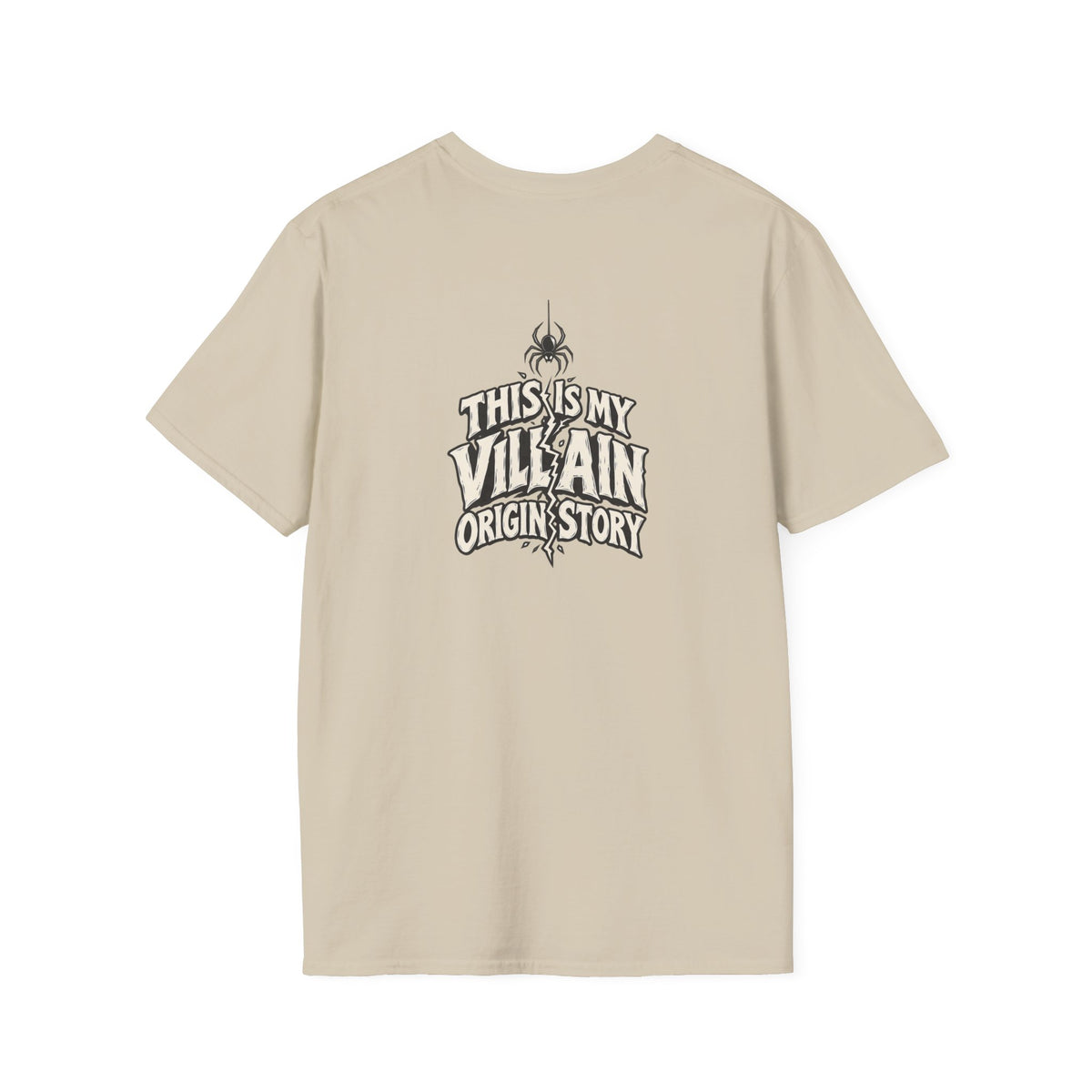 Dark Humor Halloween Shirt This Is My Villain Origin Story Funny Sarcastic Unisex Softstyle Tee Adult Halloween Gift