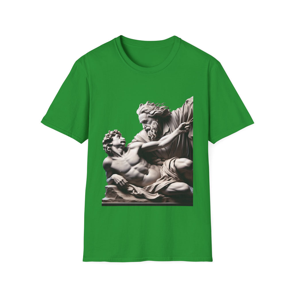 Funny Albert Einstein Unisex Softstyle T-Shirt Unique Gift Cotton T-shirt Art