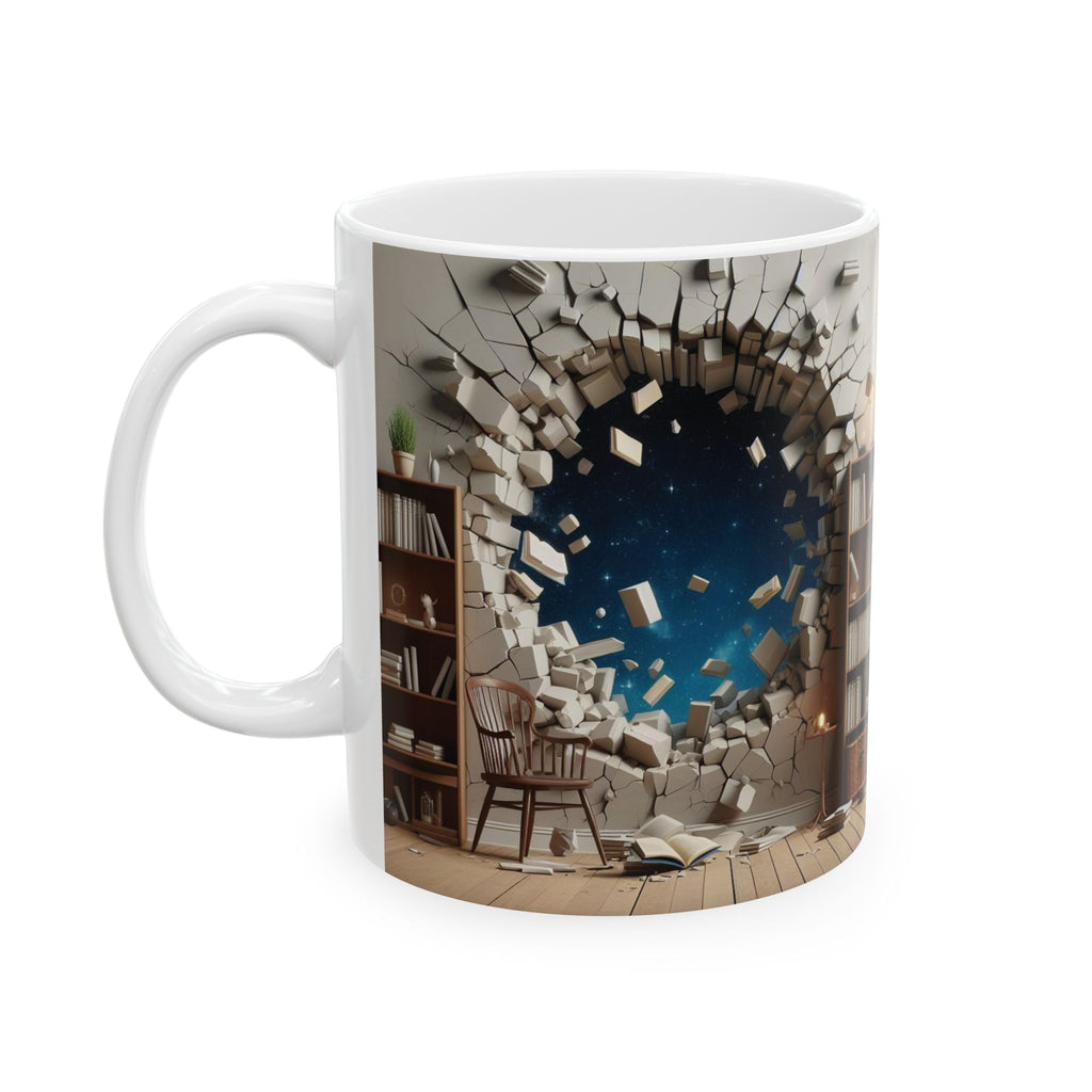 3D Bookshelf Mug-Library Book Mugs Book Lover Office Ceramic Mug Tea Cup Gifts 2026