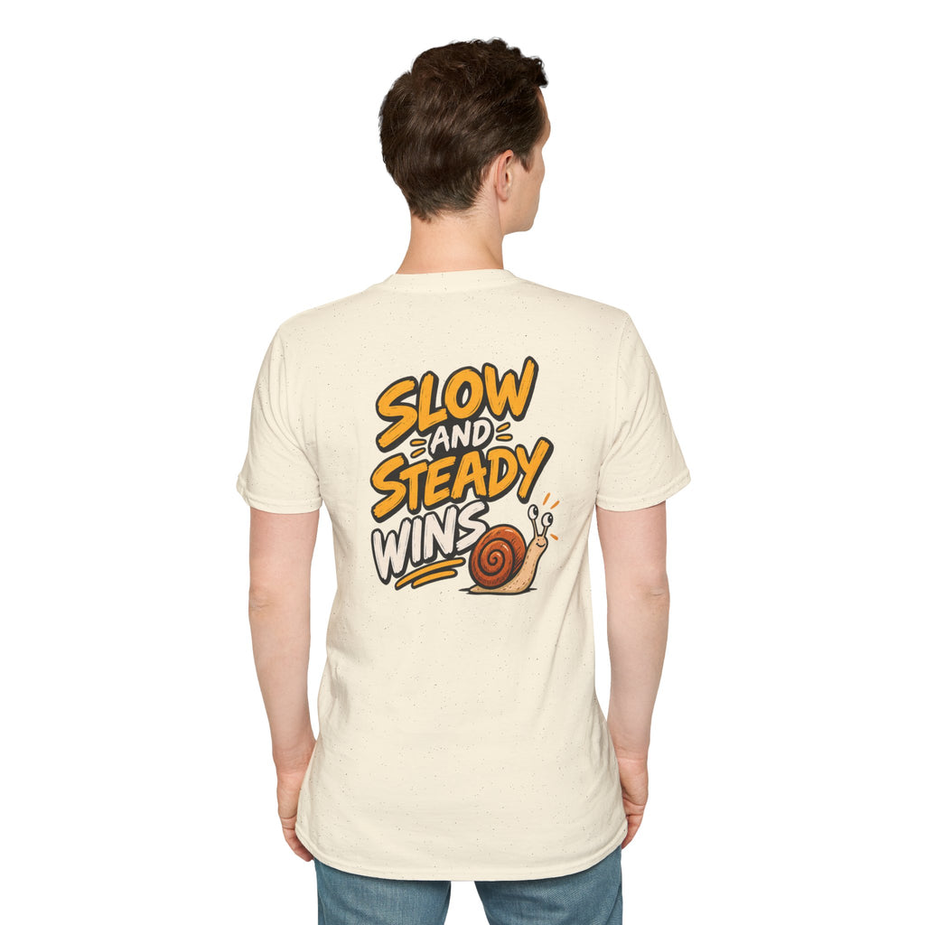 Funny Dark Humor Shirt Slow and Steady wins Funny Office Tee Unique Gift