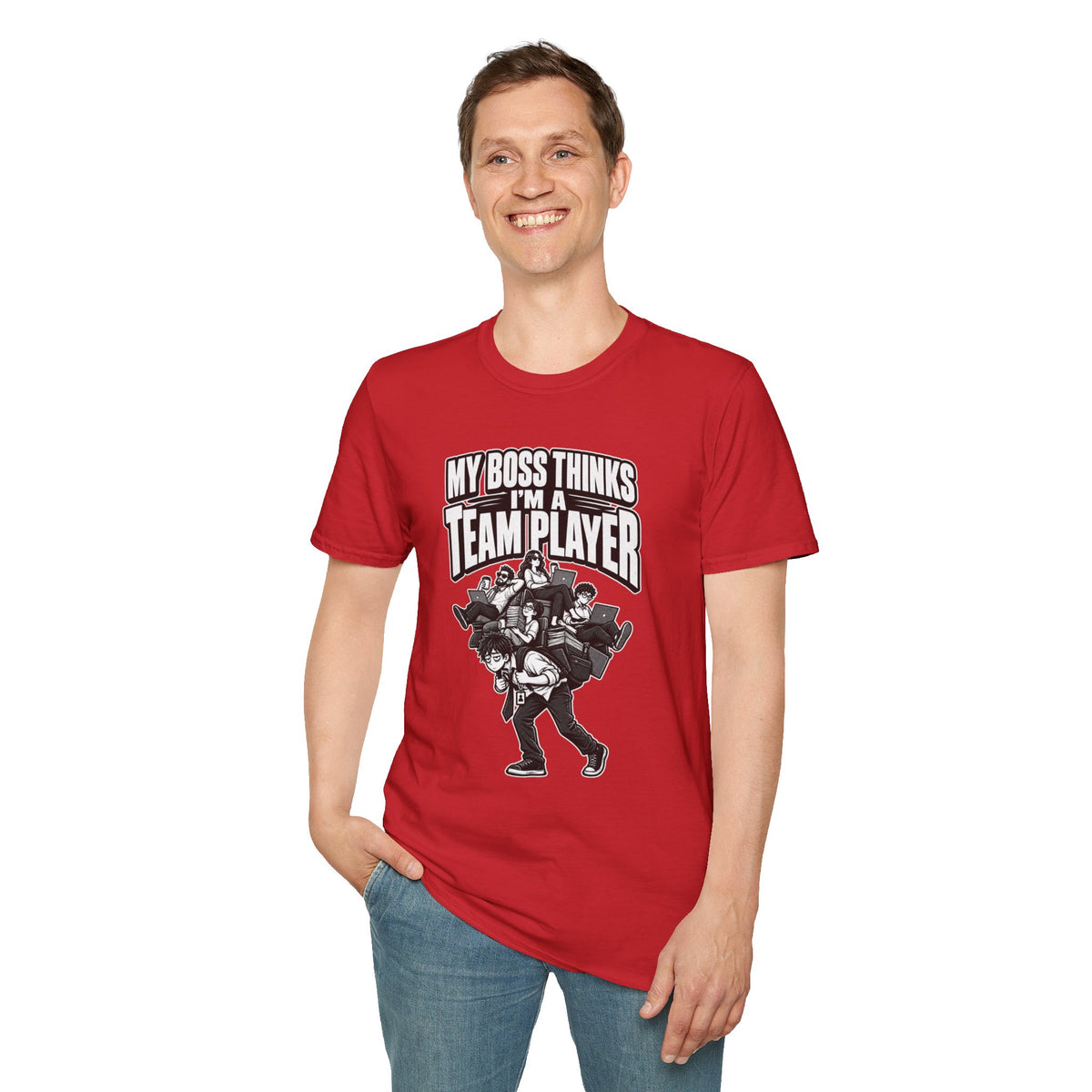Funny Dark Humor Tshirt — Funny Office Tshirt Dark Humor Graphic Tee Unique Coworker Gift TEAM PLAYER Shirt