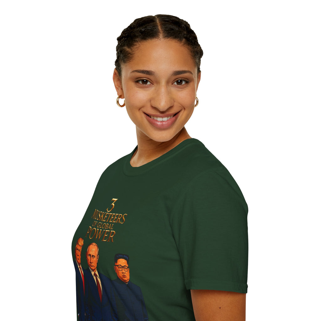 Funny Donald Trump Kim Putin T-Shirt Unique Unisex Softstyle Gift Men Woman Tee