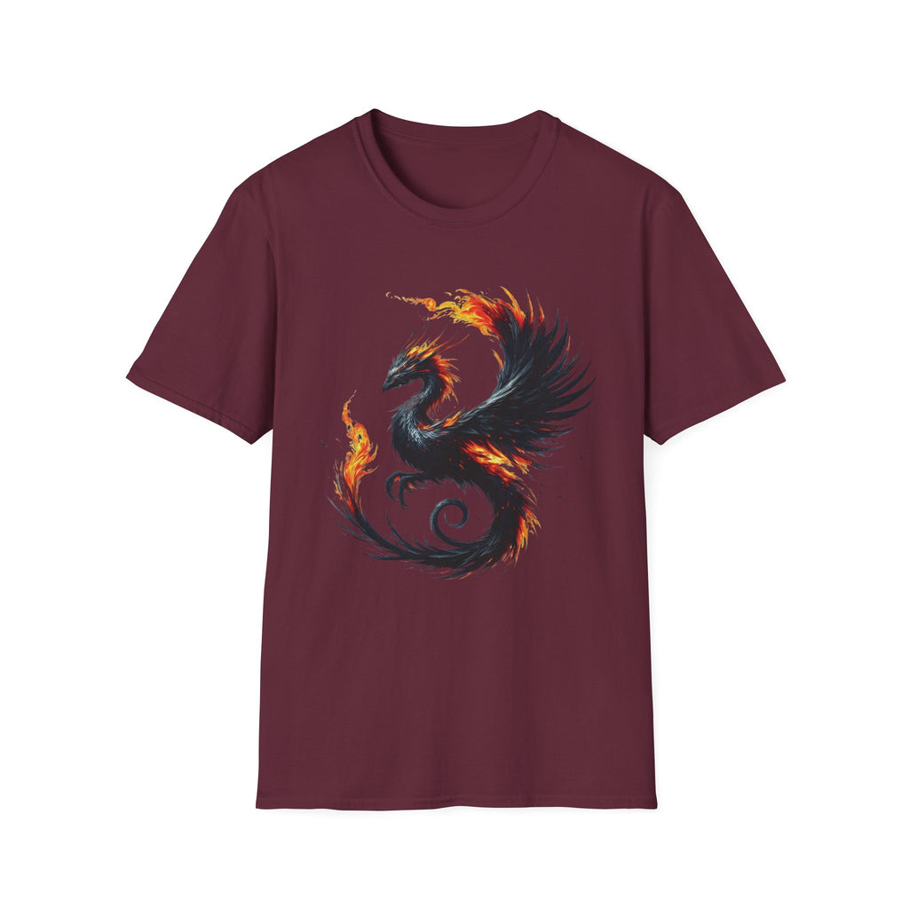 Dragon T-shirt Mens Graphic Tee Clothing Apparel Chinese Symbol Unisex Softstyle Unique Tshirt Best Gift