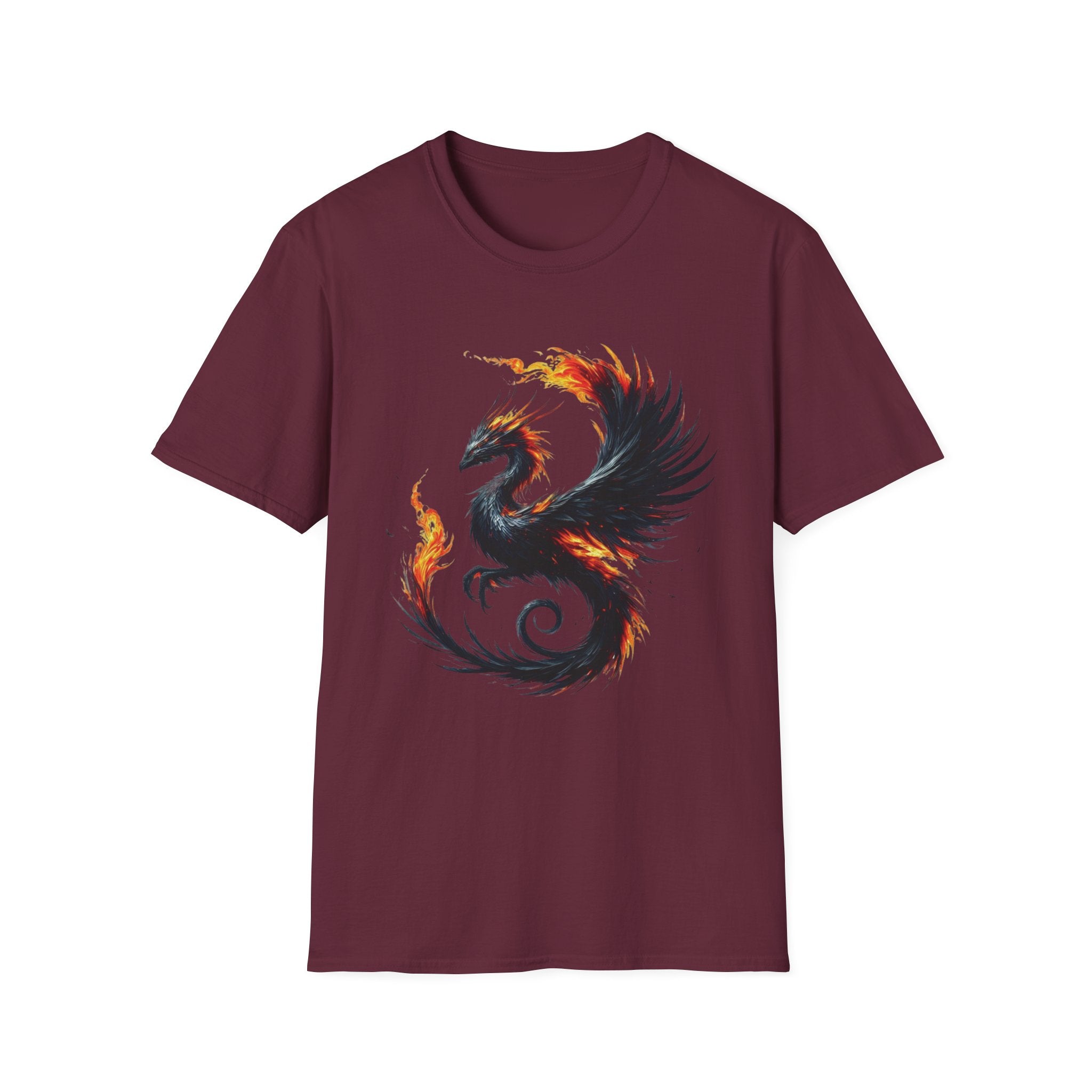 Dragon T-shirt Mens Graphic Tee Clothing Apparel Chinese Symbol Unisex Softstyle Unique Tshirt Best Gift