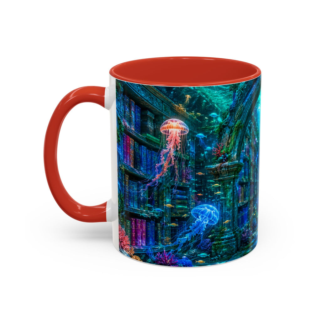 3D Library Bookshelf Mug Ceramic Book Lovers Coffee Mug Gifts Funny Accent Cup
